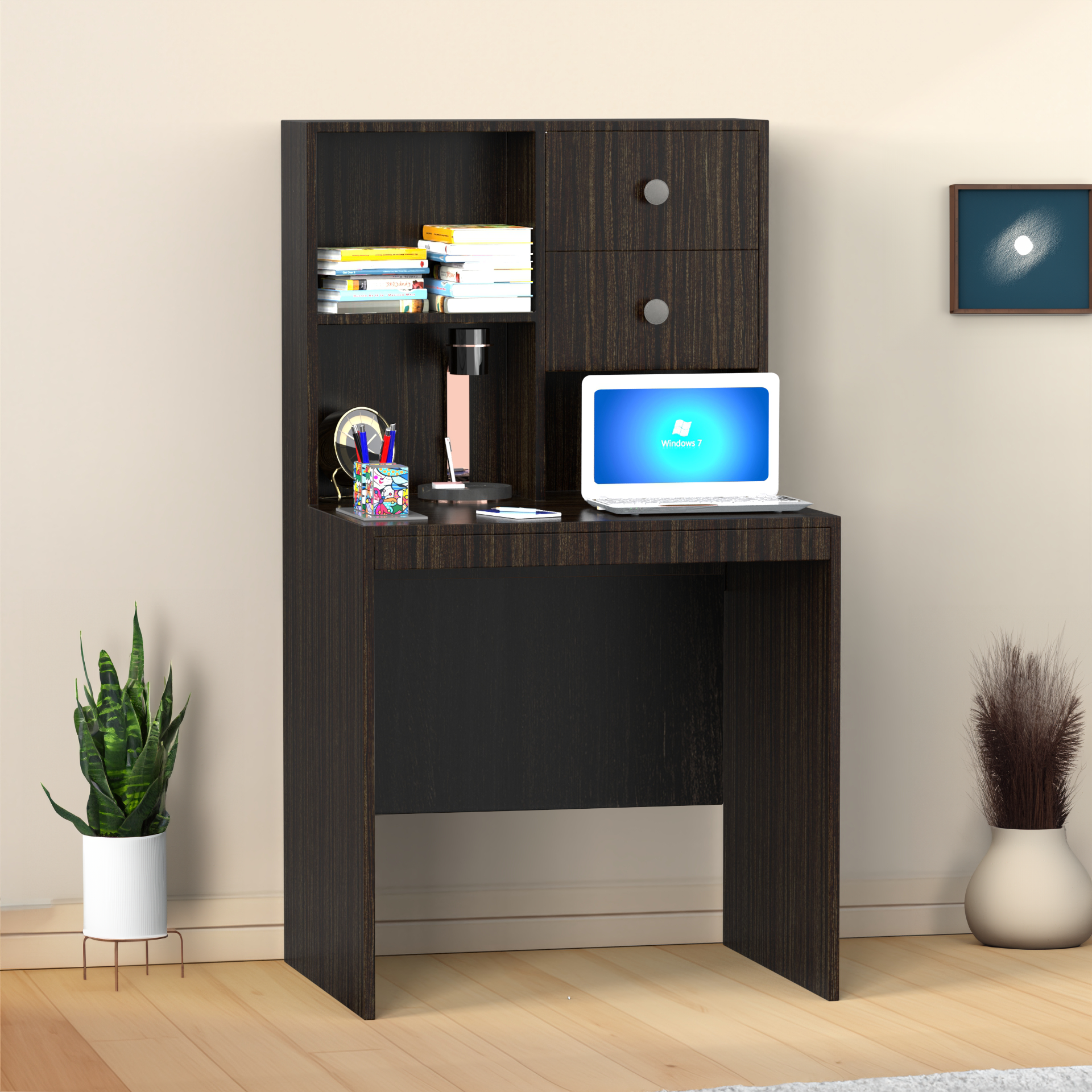 Allen StudyTable with Storage - Wenge - Neehv Home