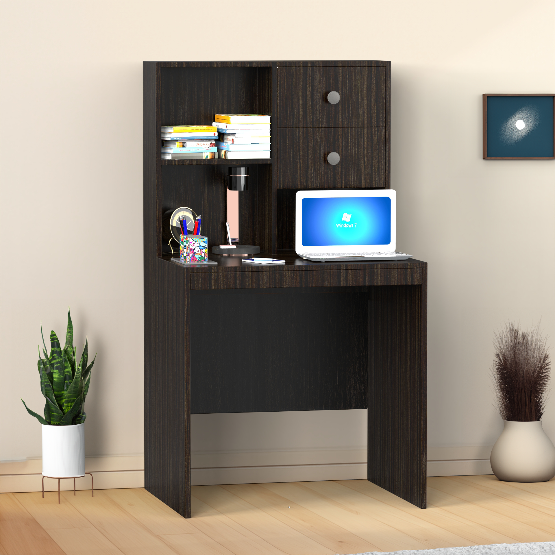 Study Table Wncc Allen StudyTable with Storage - Wenge | Neehv Home Furniture