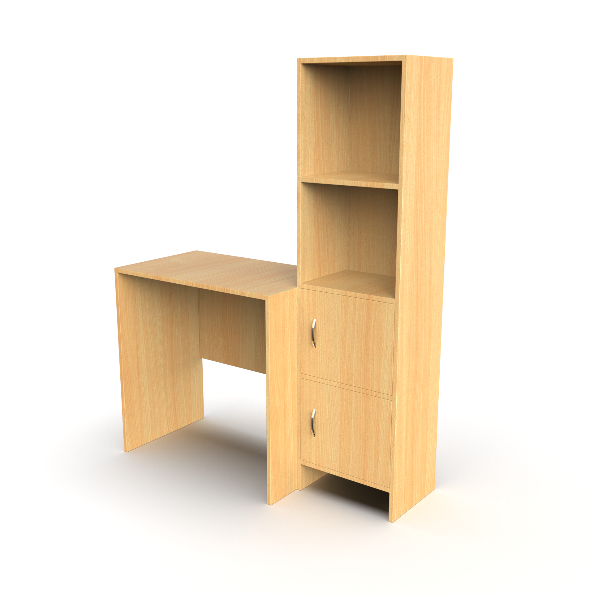 Carter Study Table - Bavarian Beech | Neehv Home Furniture