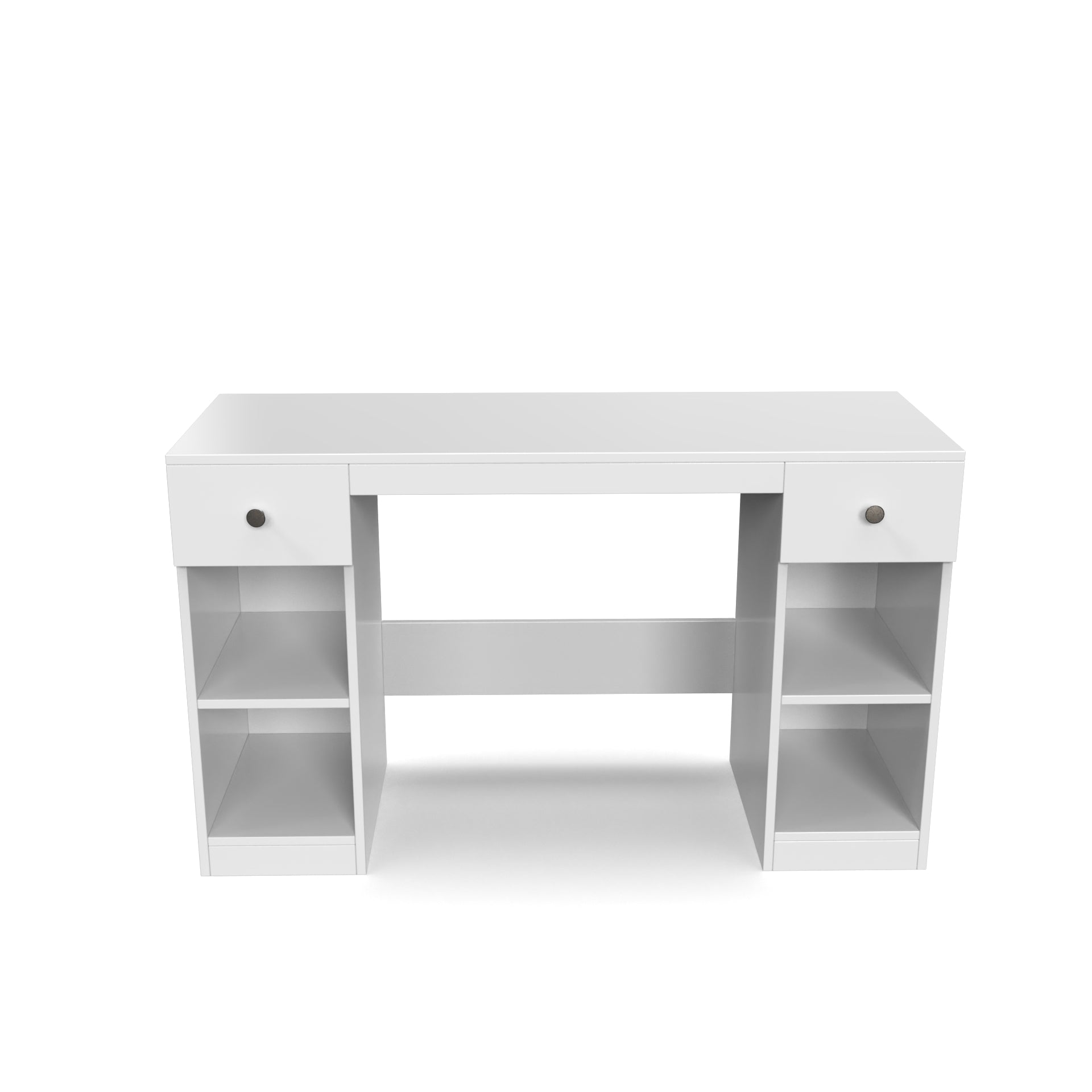 Fortuna Study Table - Frosty White - Neehv Home