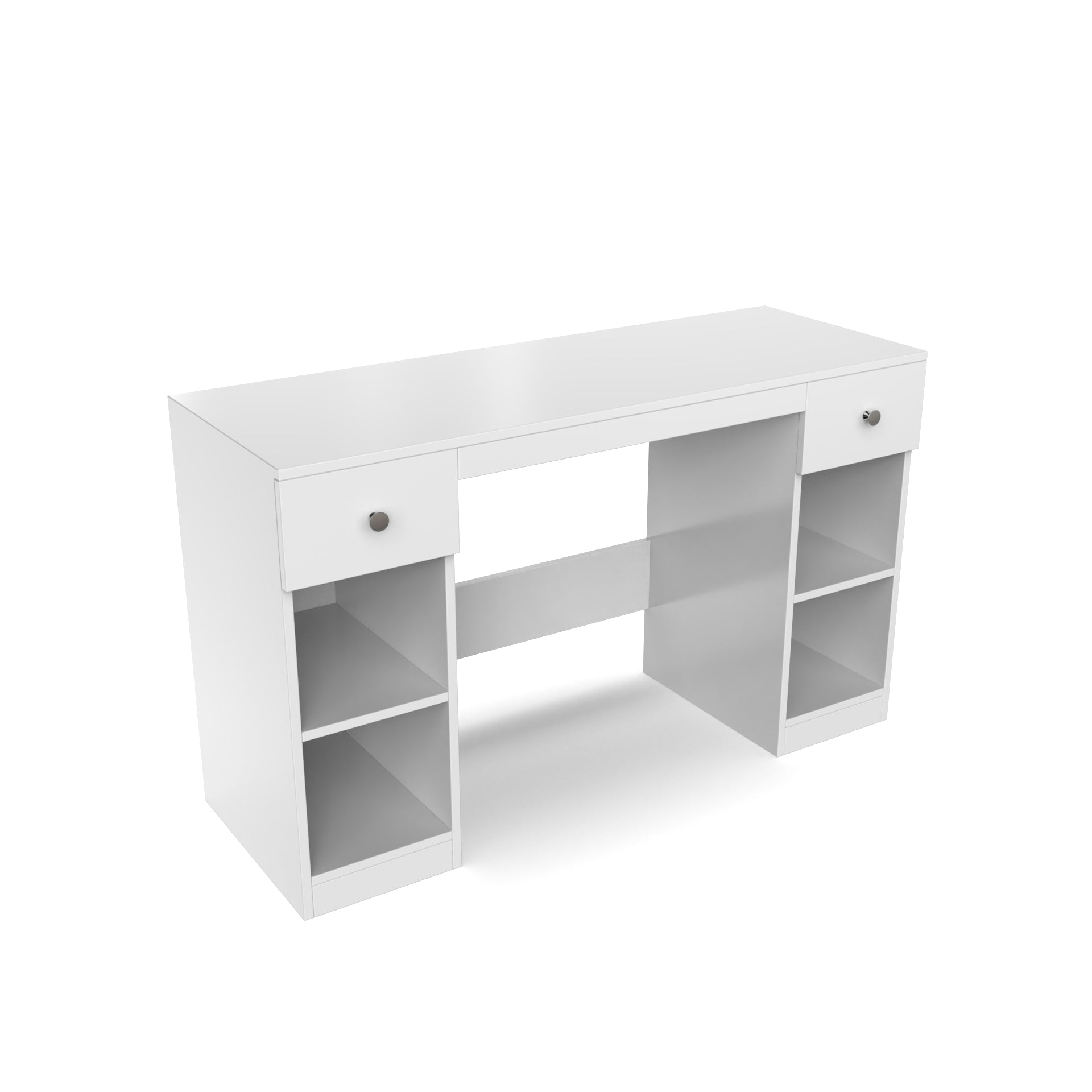 Fortuna Study Table - Frosty White - Neehv Home