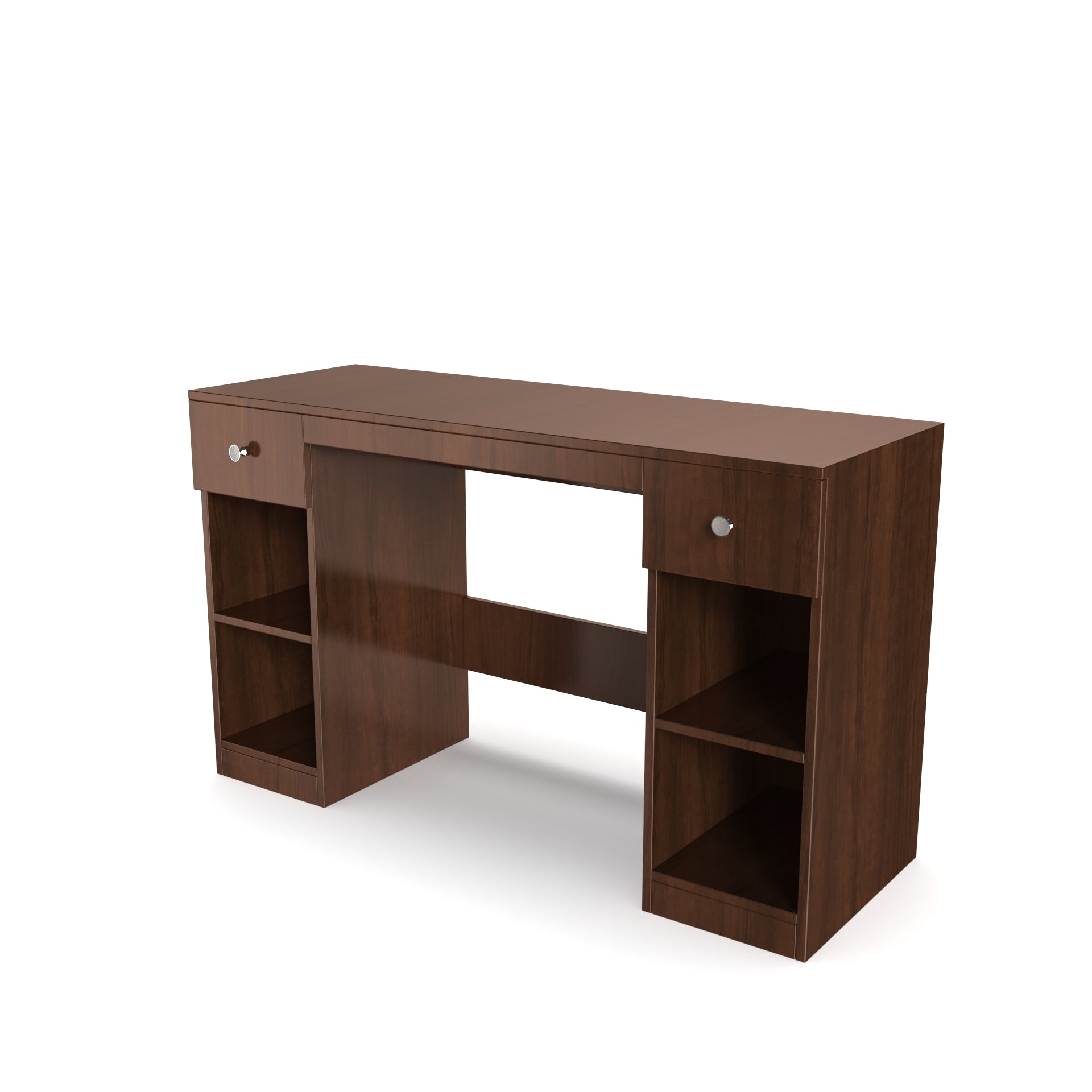 Fortuna Study Table - Brazilian Walnut - Neehv Home