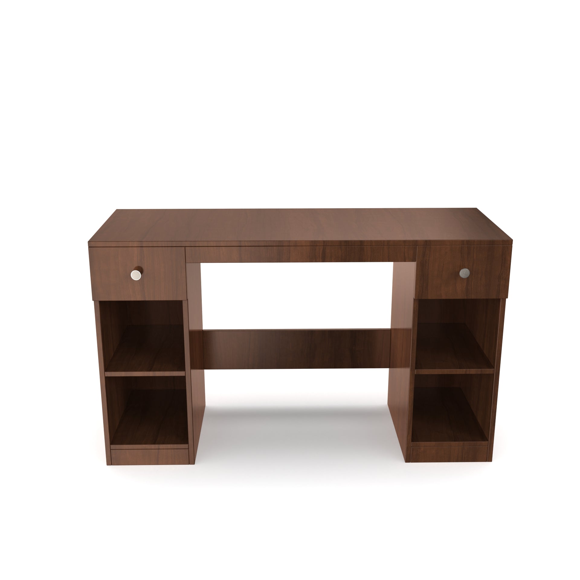 Fortuna Study Table - Brazilian Walnut - Neehv Home