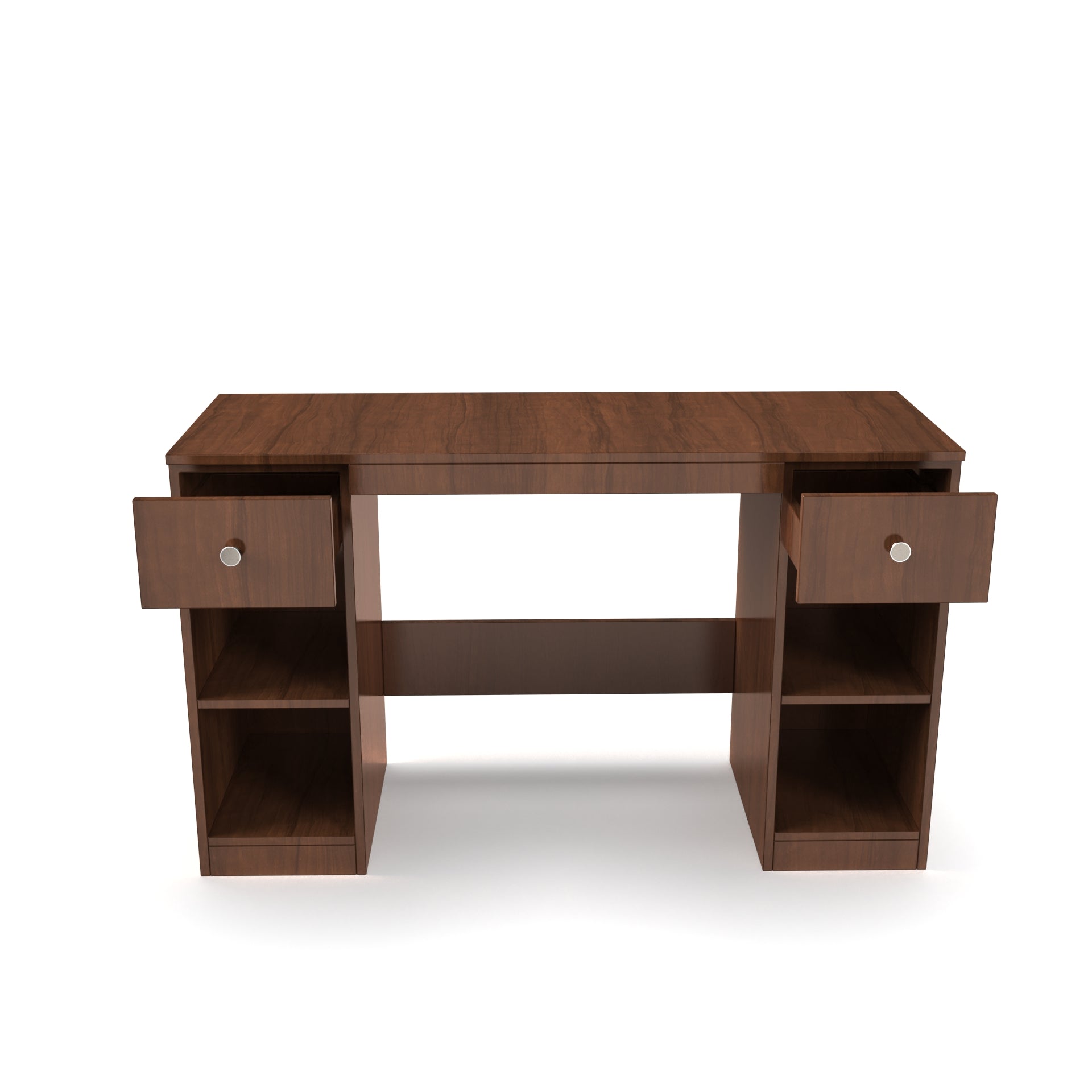 Fortuna Study Table - Brazilian Walnut - Neehv Home