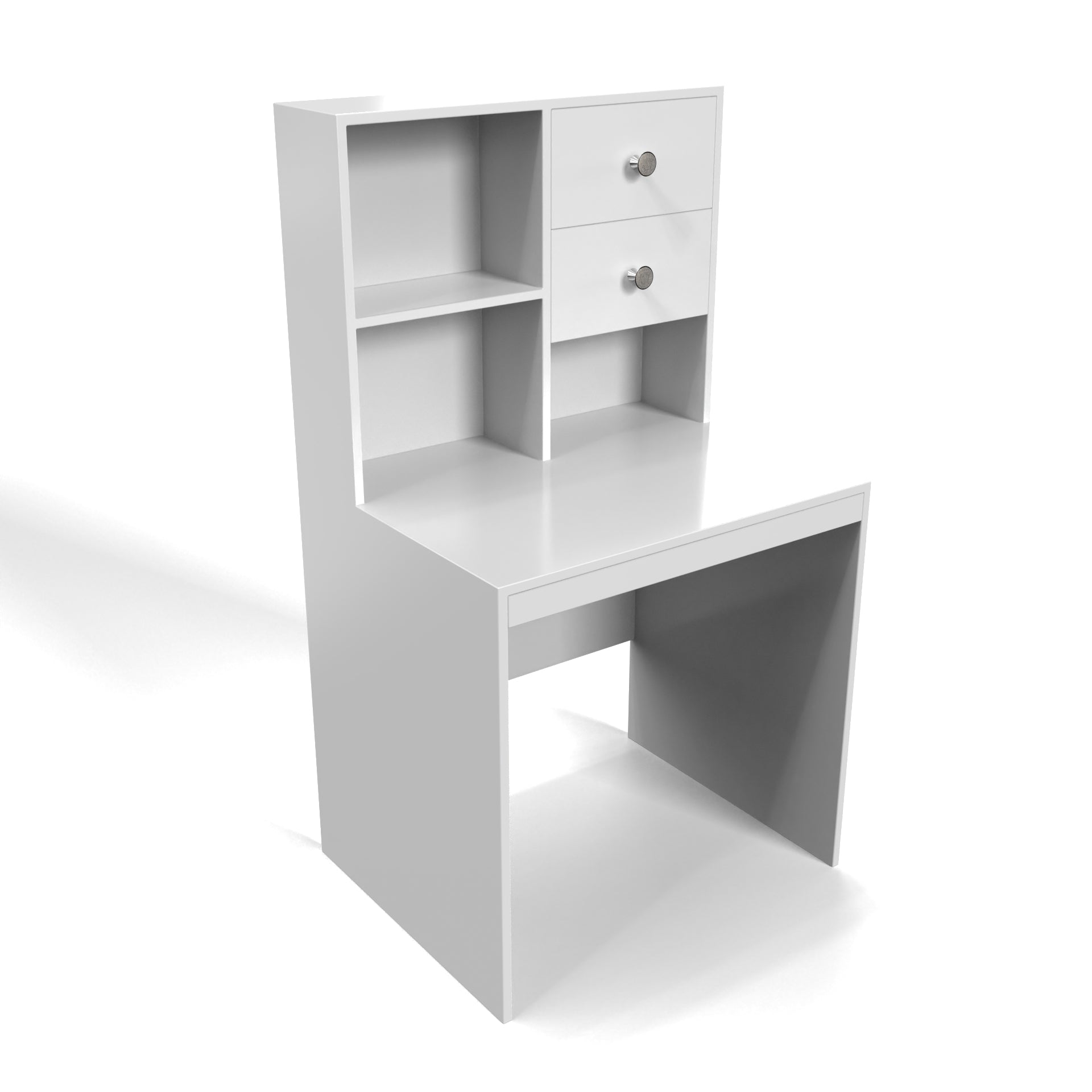 Allen StudyTable with Storage - Frosty White | Neehv Home Furniture