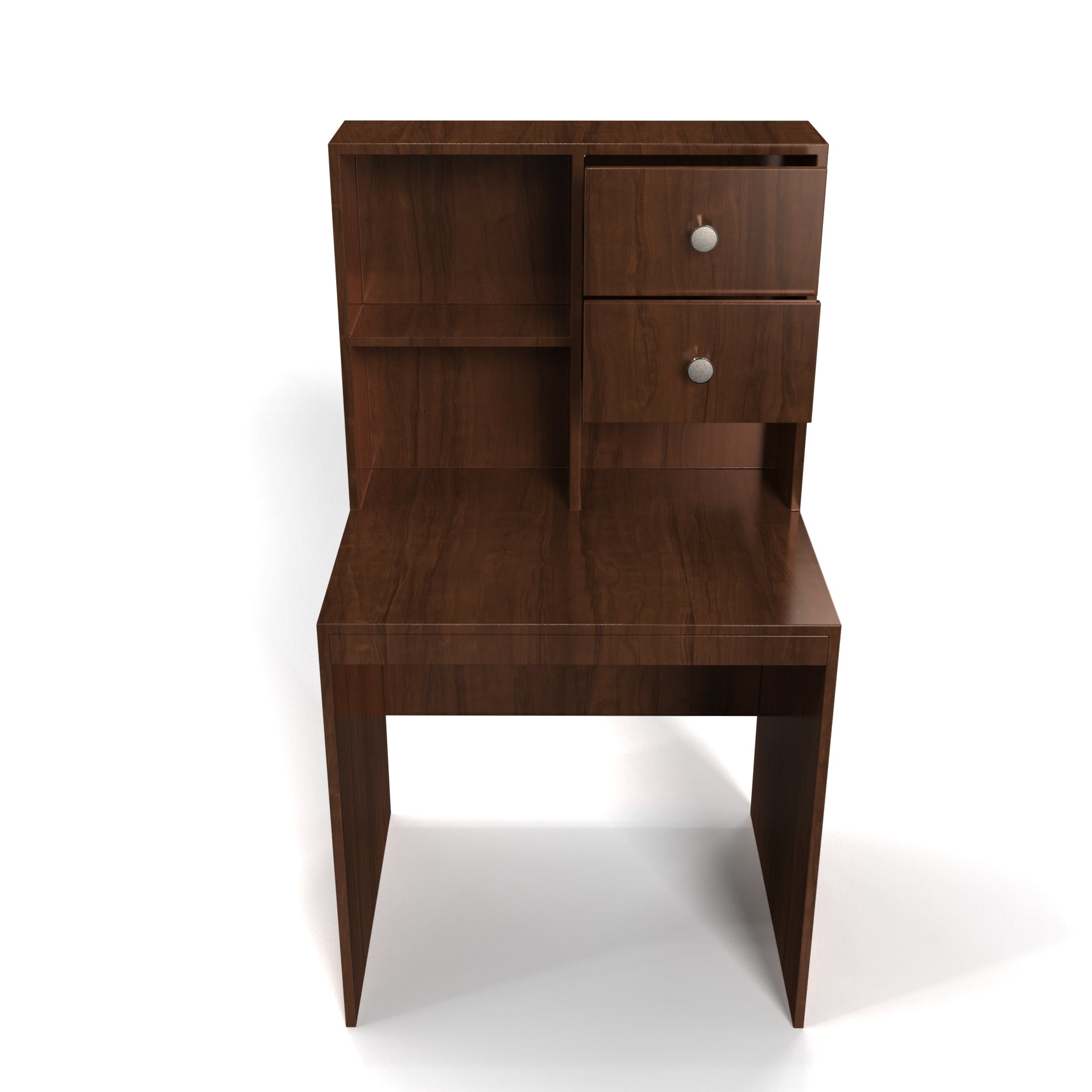 Allen StudyTable with Storage - Brazilian Walnut - Neehv Home