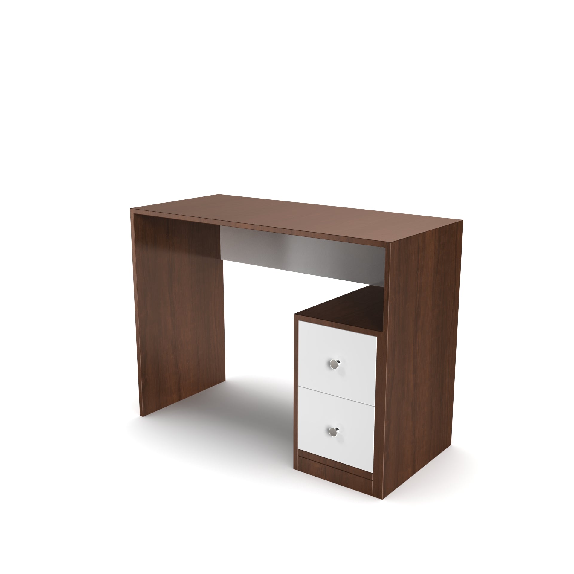 The Excel Grande - Brazilian Walnut and Frosty White - Neehv Home