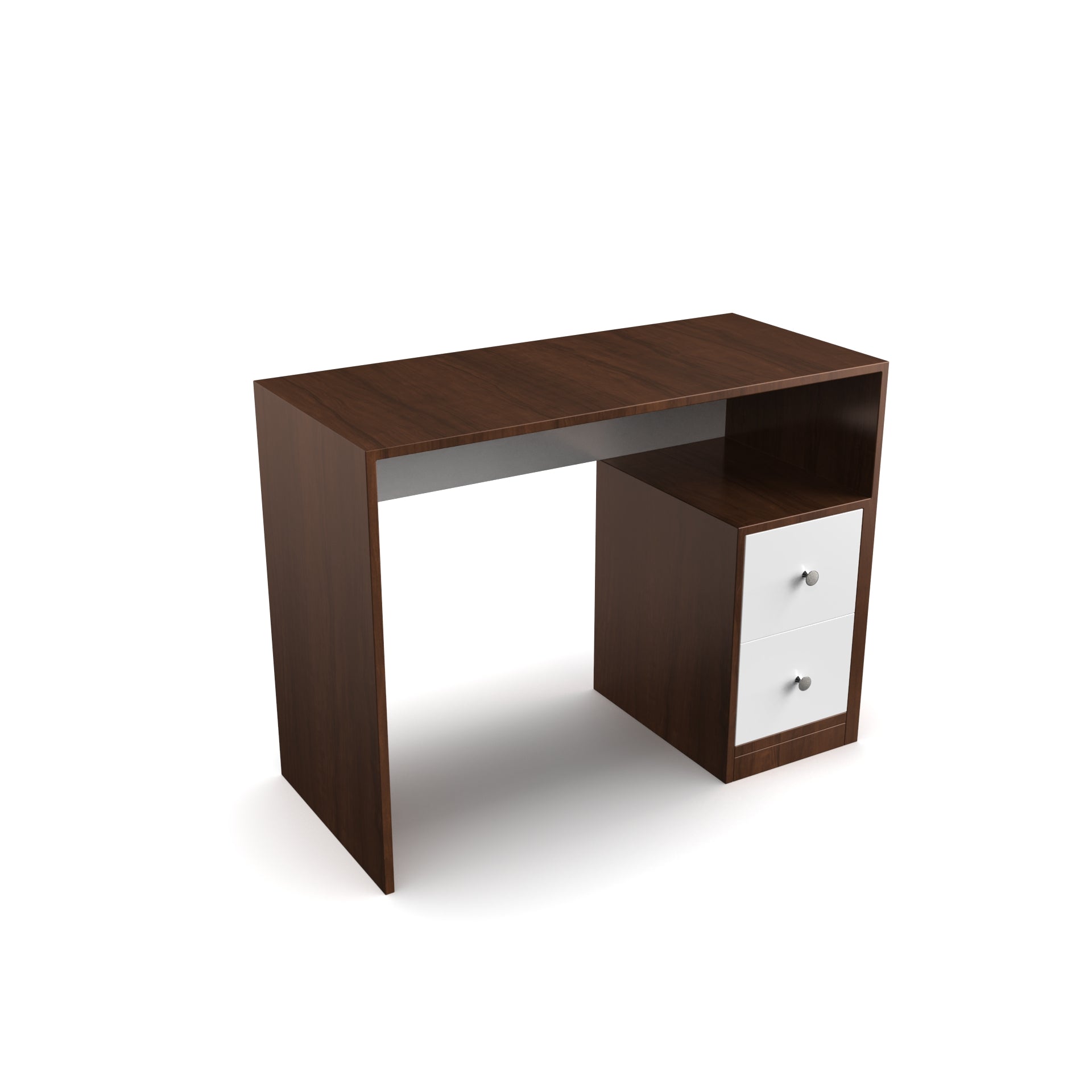 The Excel Grande - Brazilian Walnut and Frosty White - Neehv Home