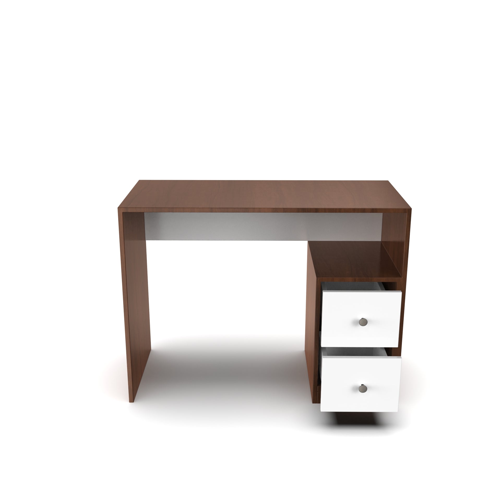 The Excel Grande - Brazilian Walnut and Frosty White - Neehv Home