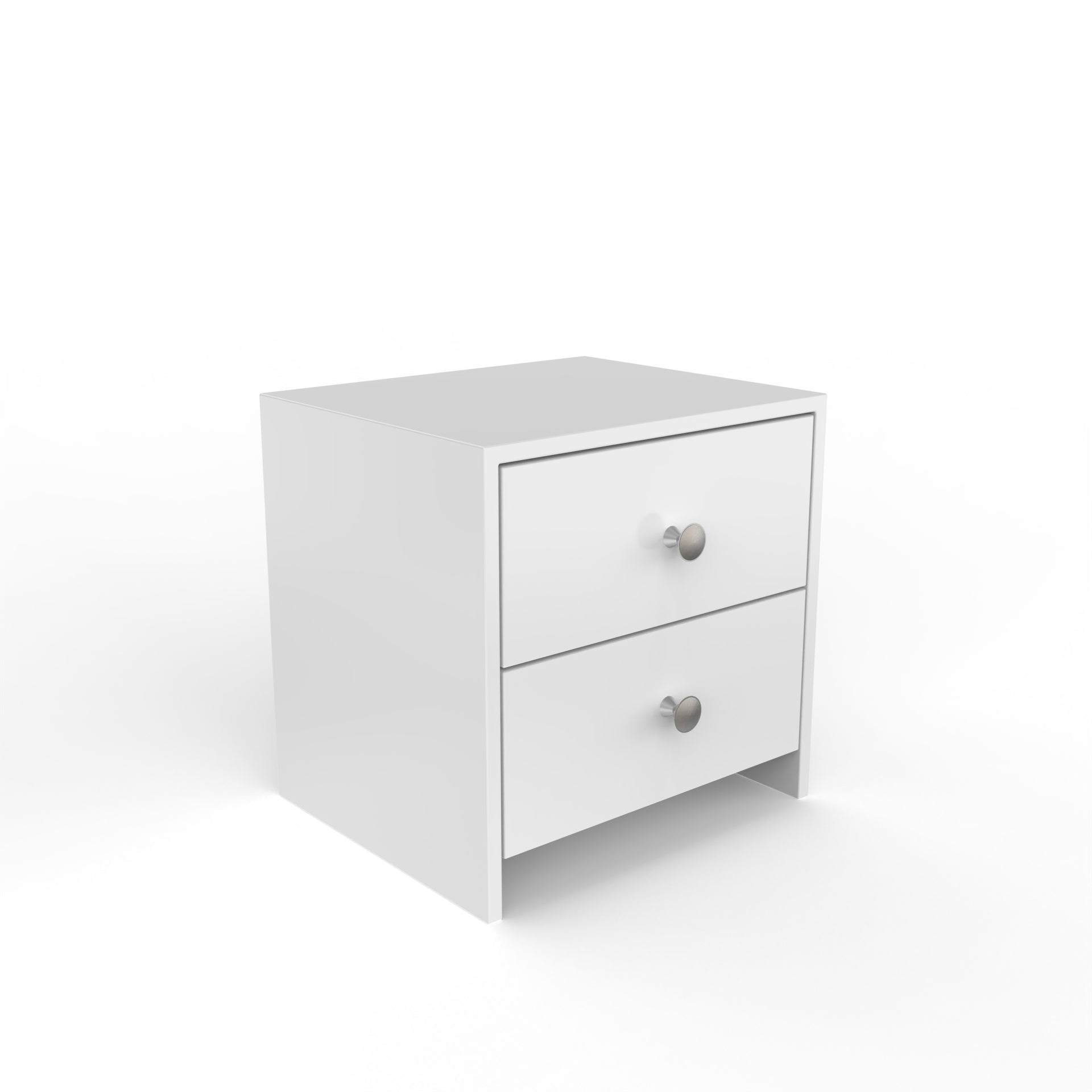 Jackson Bedside Table - Frosty White - Neehv Home