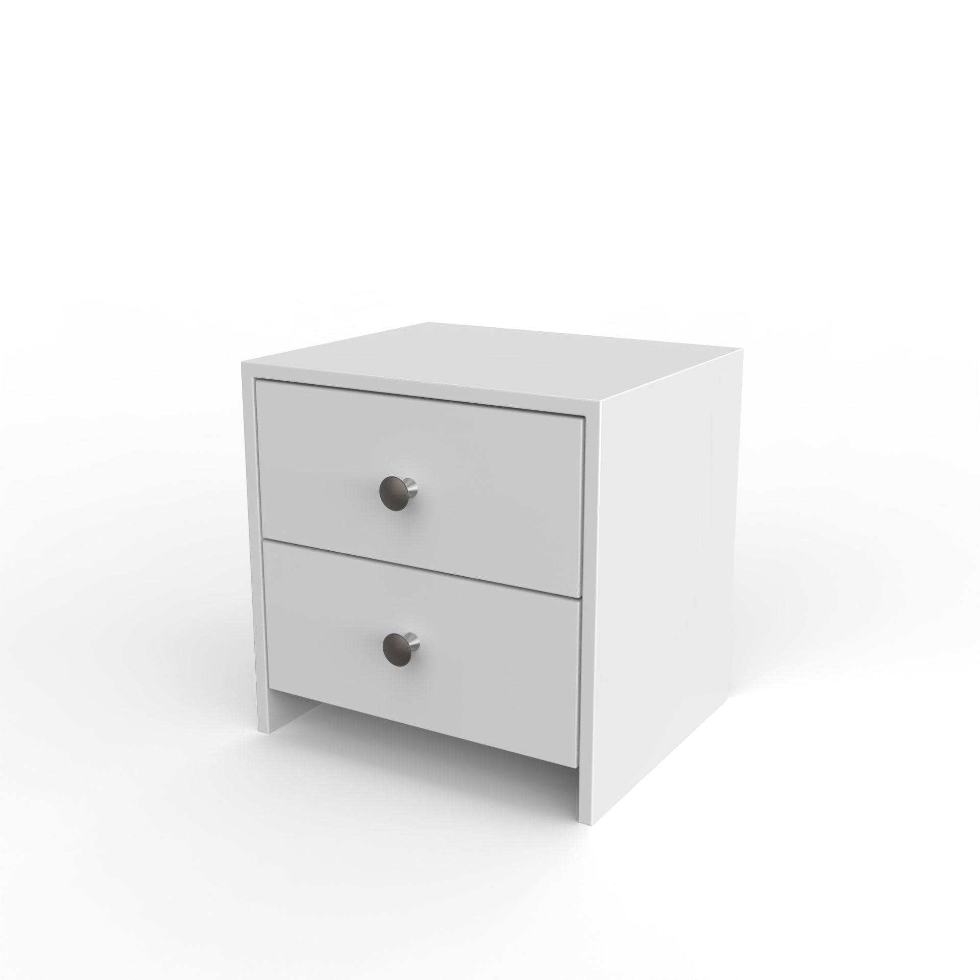 Jackson Bedside Table - Frosty White - Neehv Home