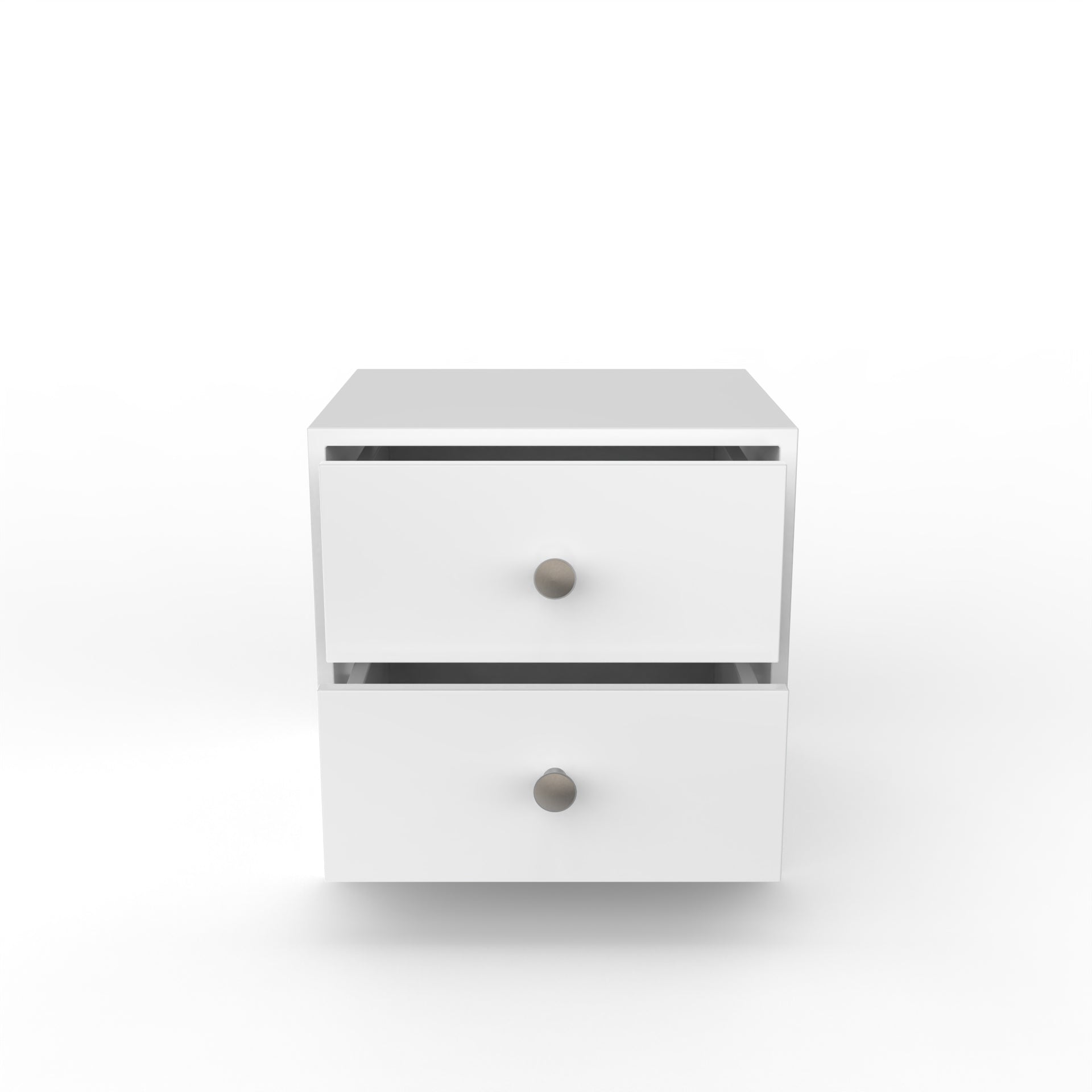 Jackson Bedside Table - Frosty White - Neehv Home