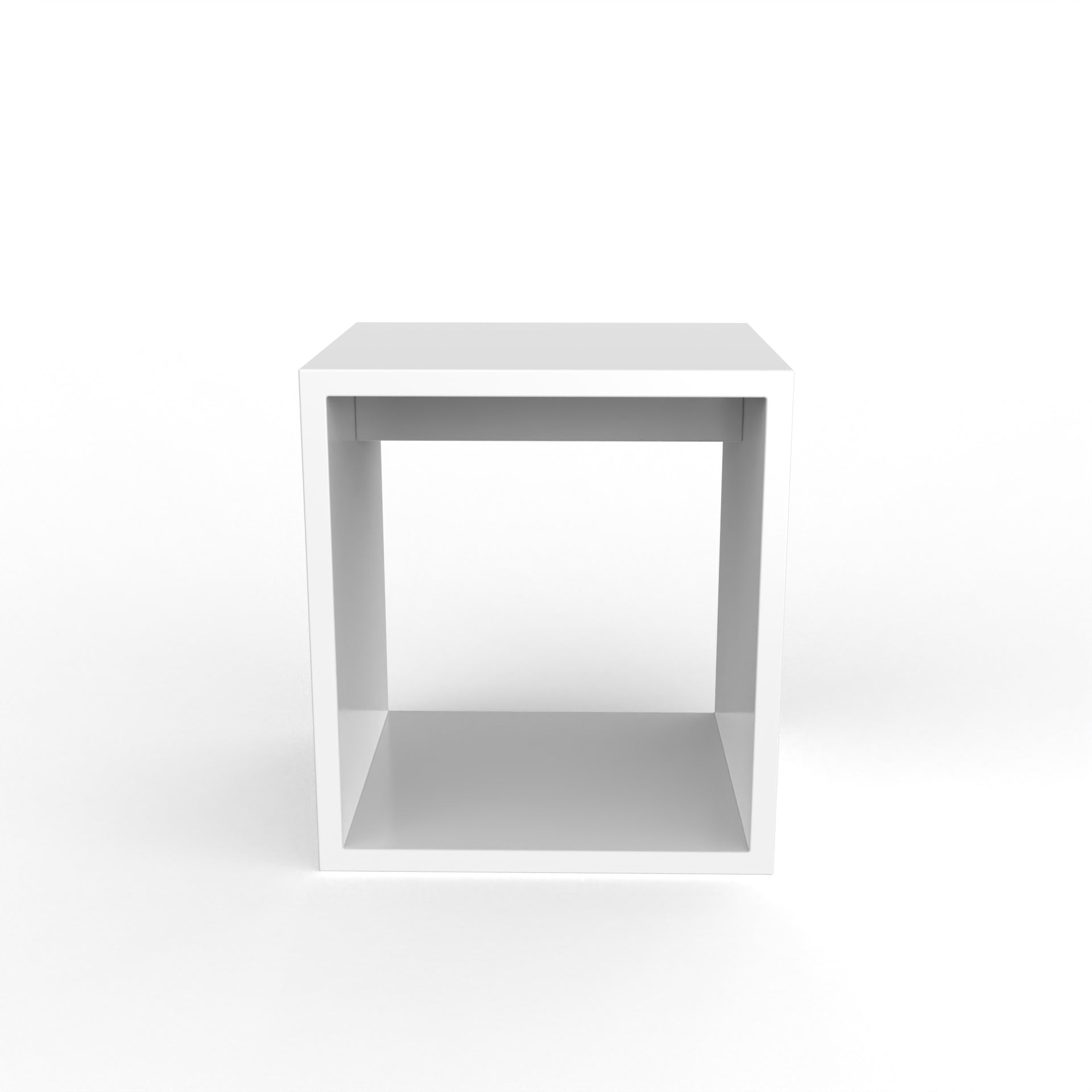 Abigail Side Table - Frosty White - Neehv Home