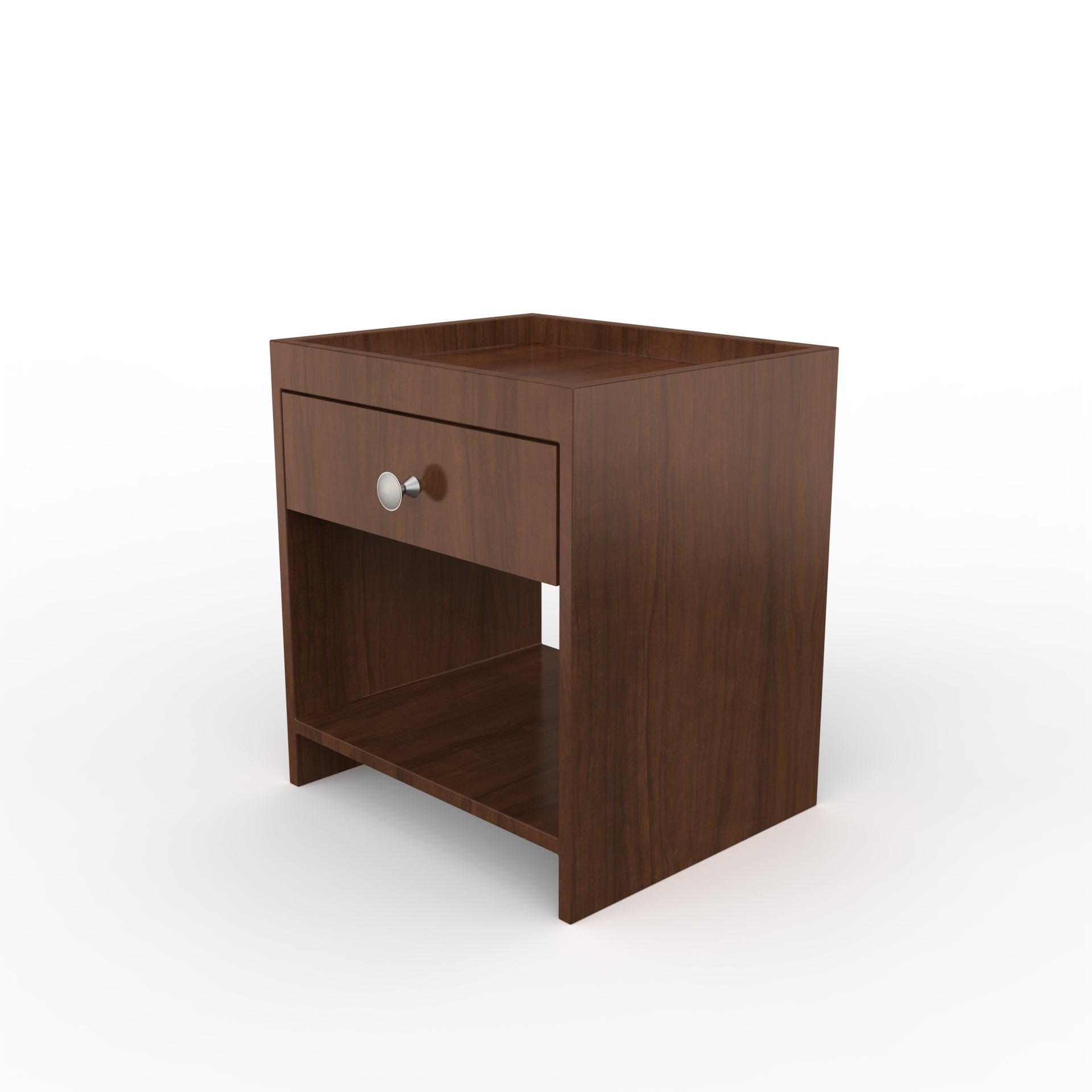 Aiden Side Table with Drawer  - Brazilian Walnut - Neehv Home