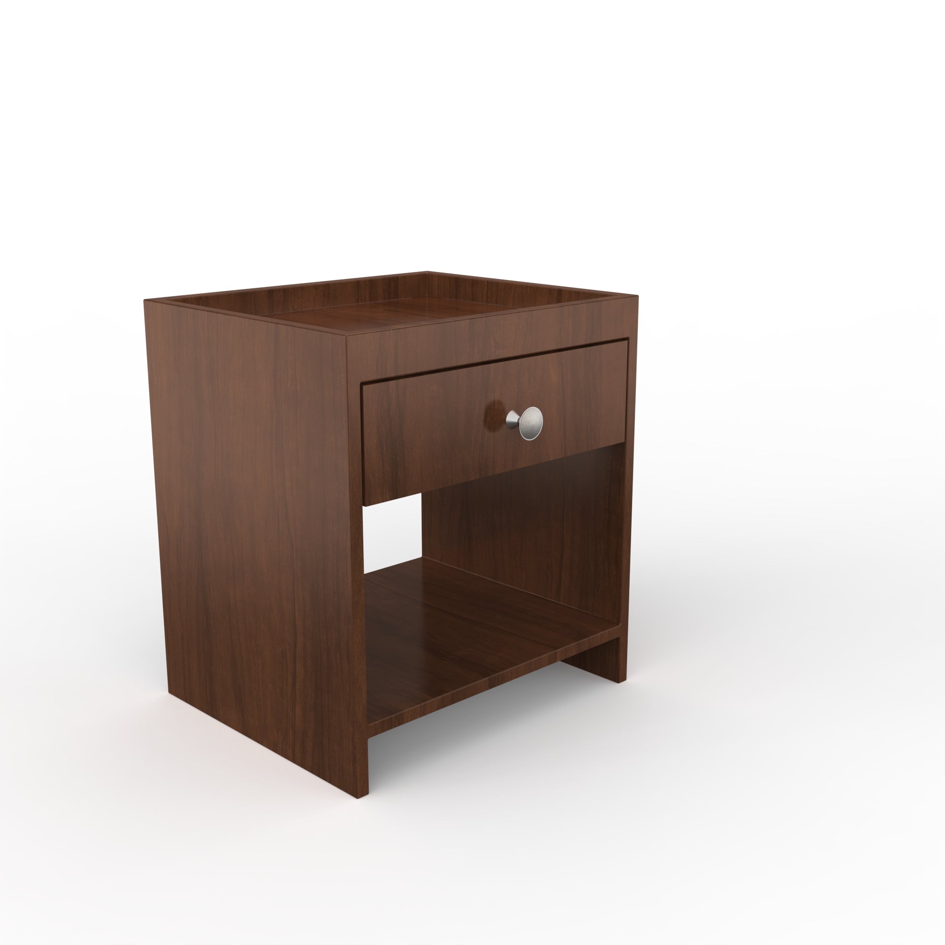 Aiden Side Table with Drawer  - Brazilian Walnut - Neehv Home