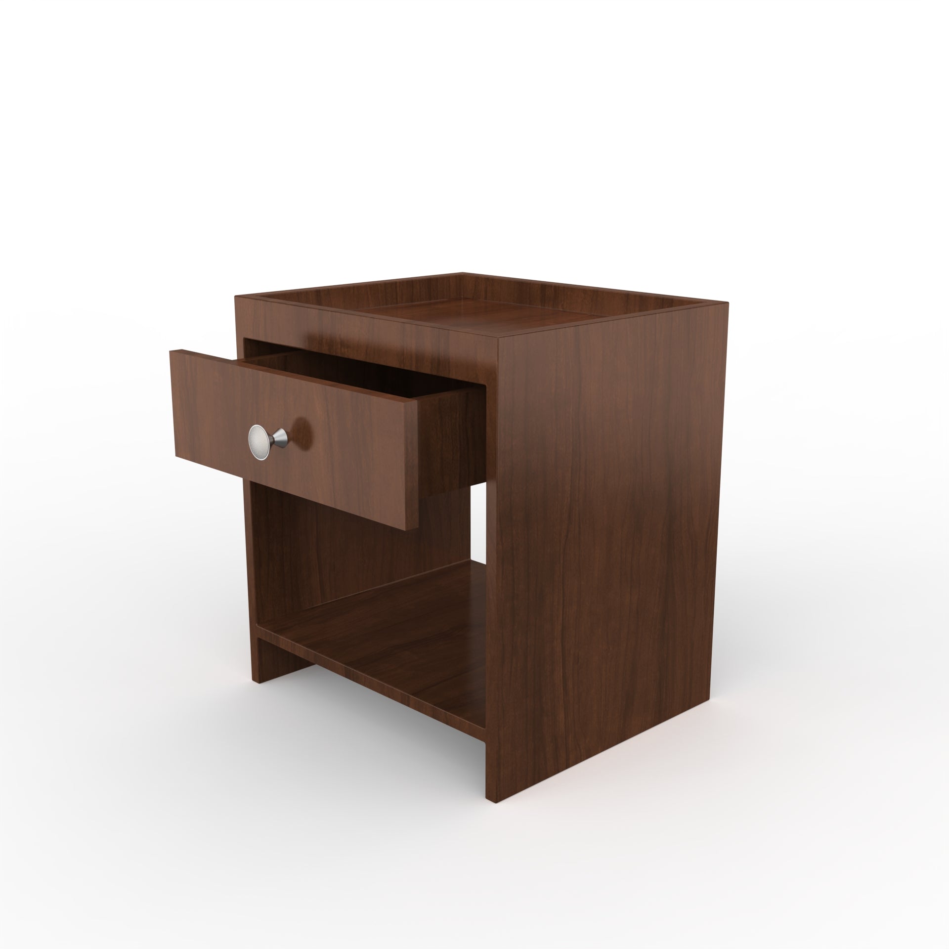 Aiden Side Table with Drawer  - Brazilian Walnut - Neehv Home