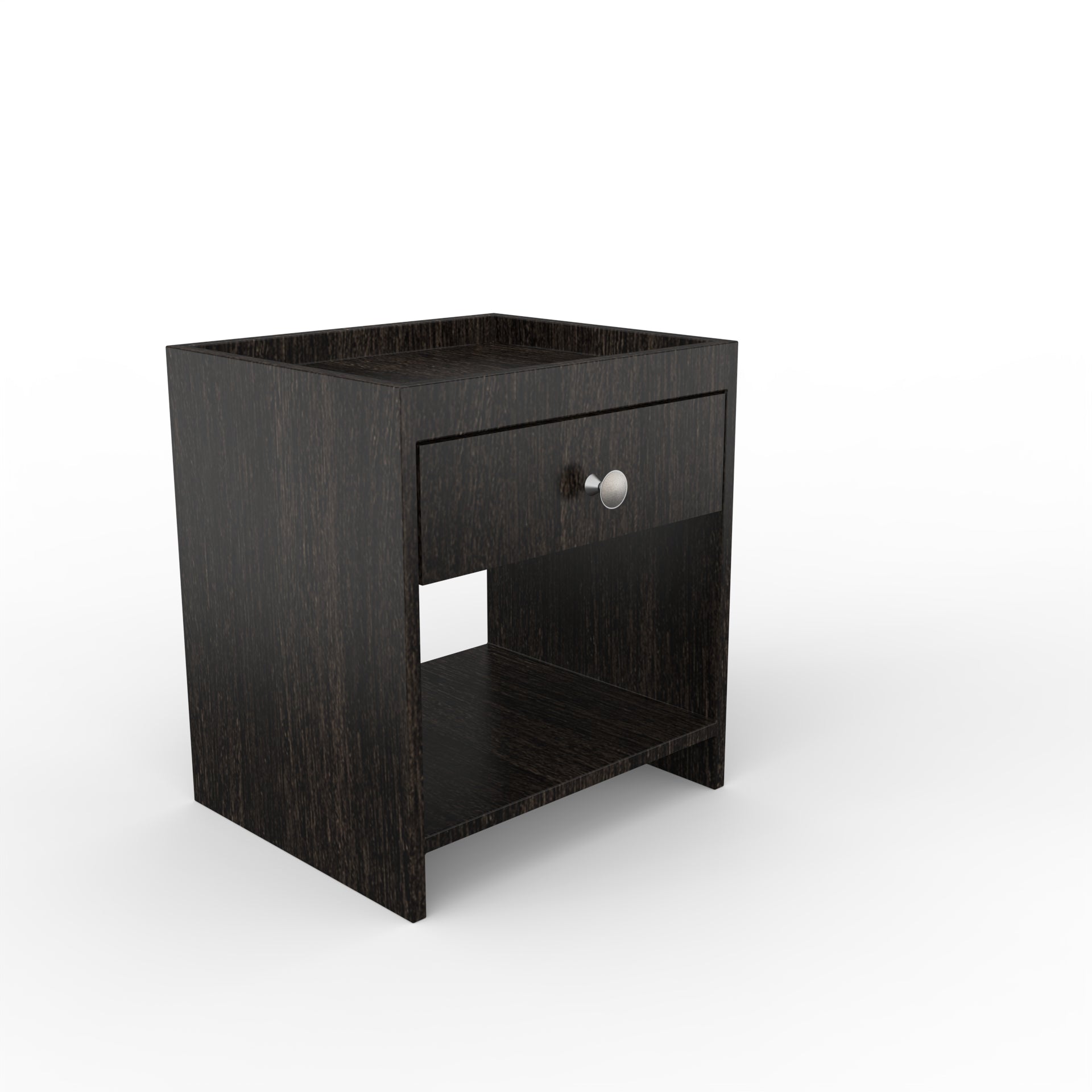 Aiden Side Table with Drawer  - Wenge - Neehv Home