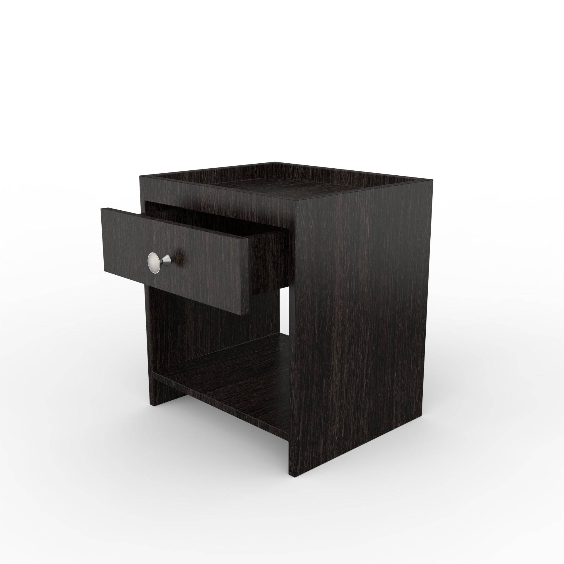 Aiden Side Table with Drawer  - Wenge - Neehv Home