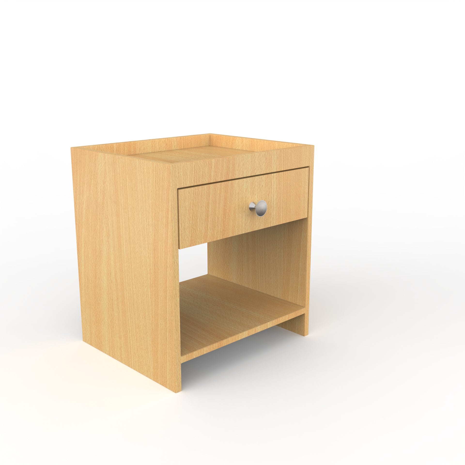 Aiden Side Table with Drawer  - Bavarian Beech - Neehv Home