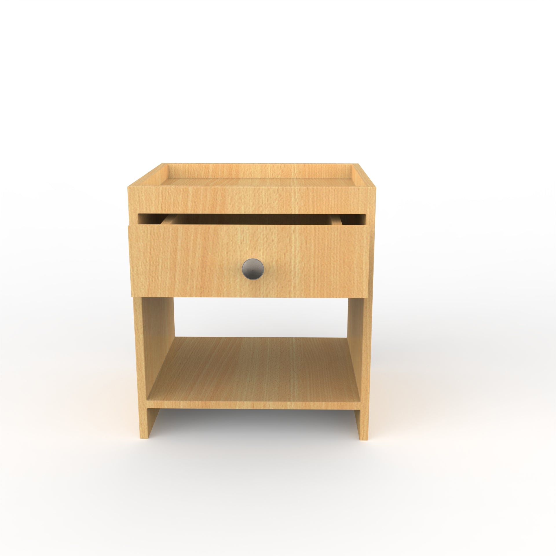 Aiden Side Table with Drawer  - Bavarian Beech - Neehv Home