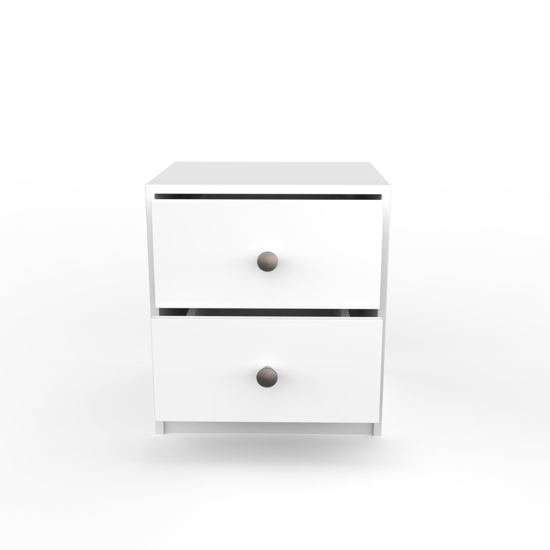 Liam Bedside Table - Frosty White - Neehv Home