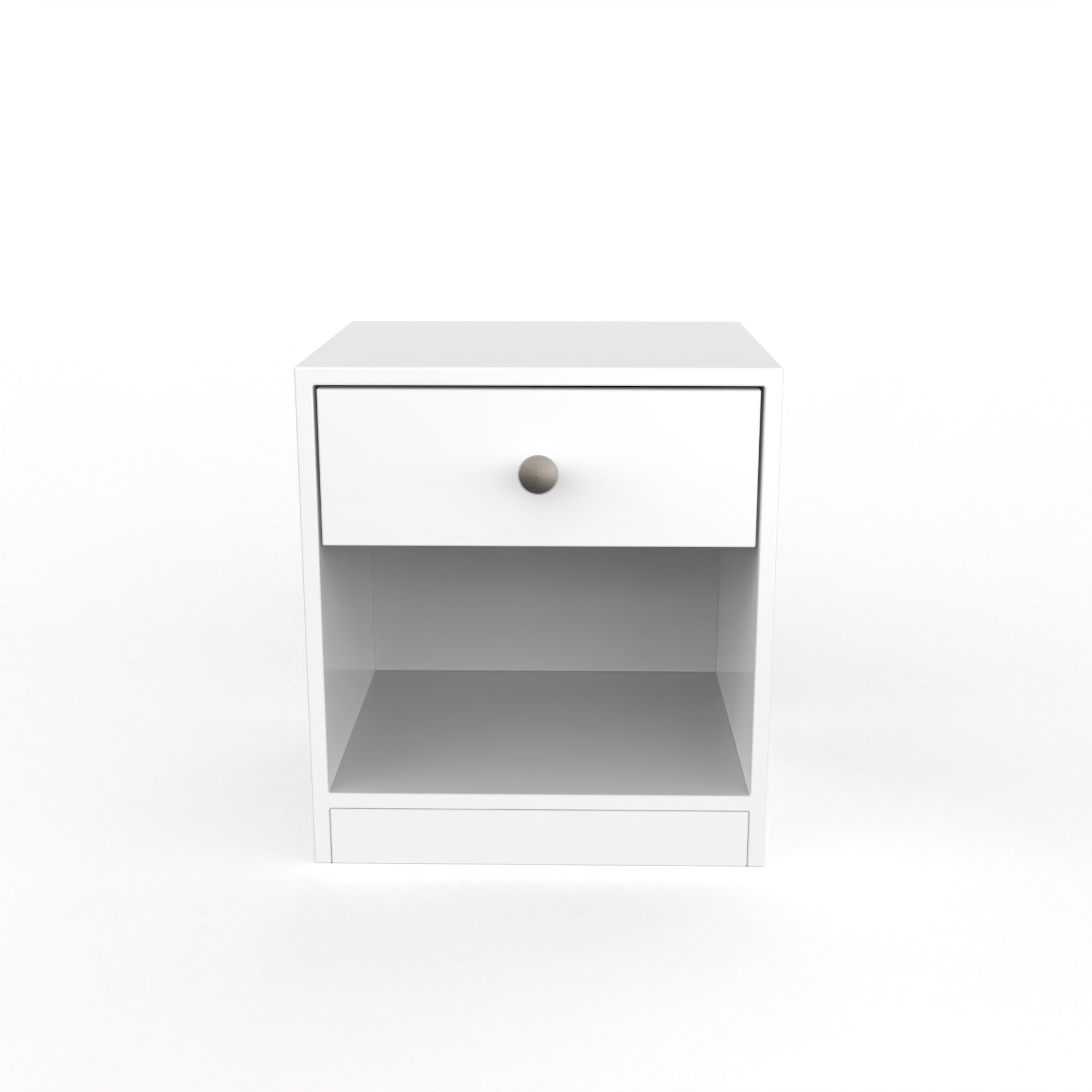 Owen Side Table with Drawer  - Frosty White - Neehv Home