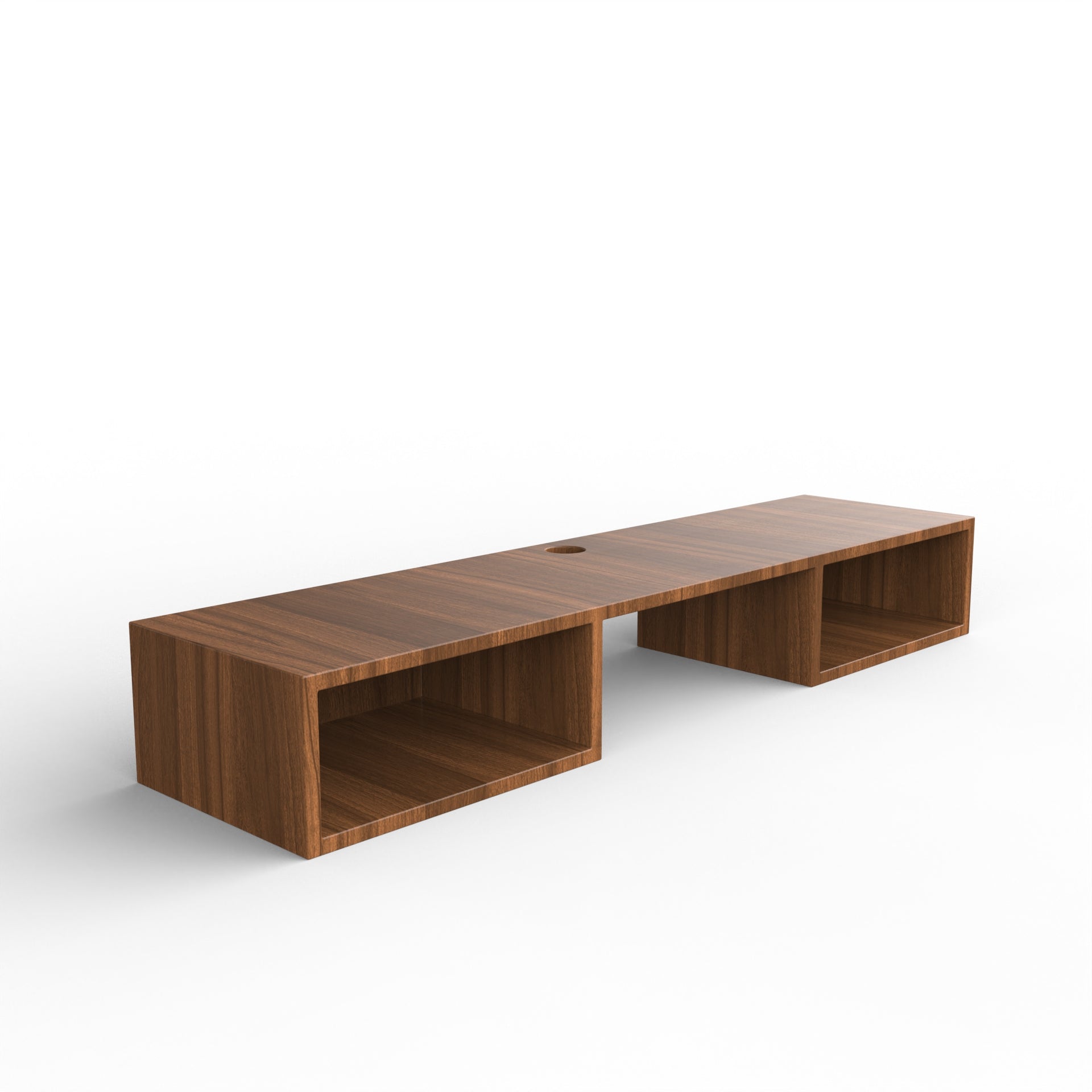 Peridot Wall TV Unit - Classic Walnut - Neehv Home