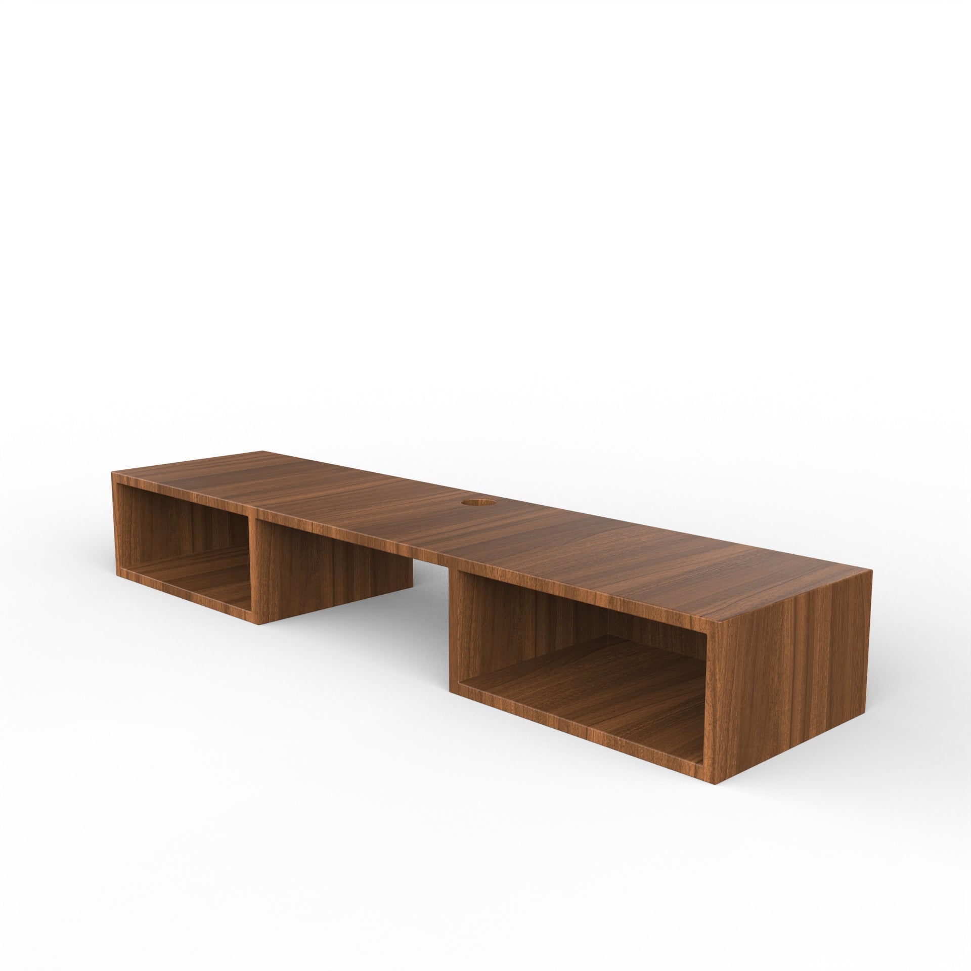 Peridot Wall TV Unit - Classic Walnut - Neehv Home