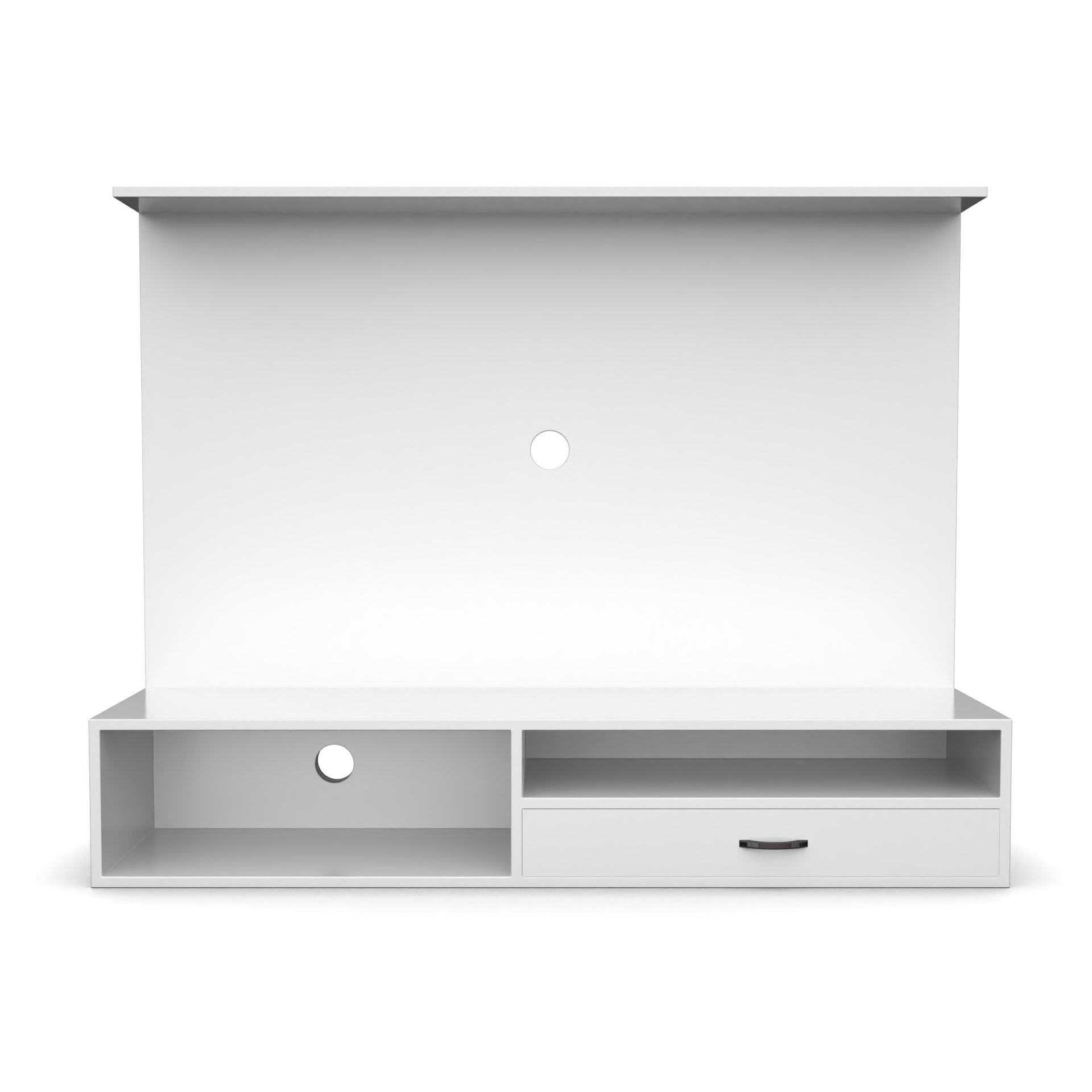 Diamond Wall-Mounted TV Unit - Frosty White - Neehv Home