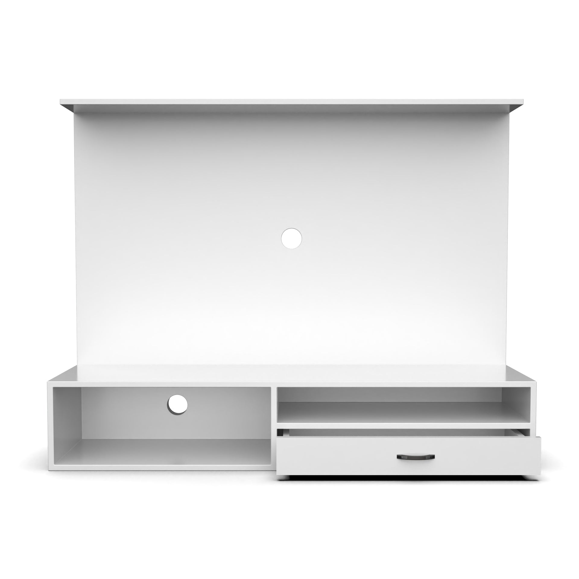 Diamond Wall-Mounted TV Unit - Frosty White - Neehv Home