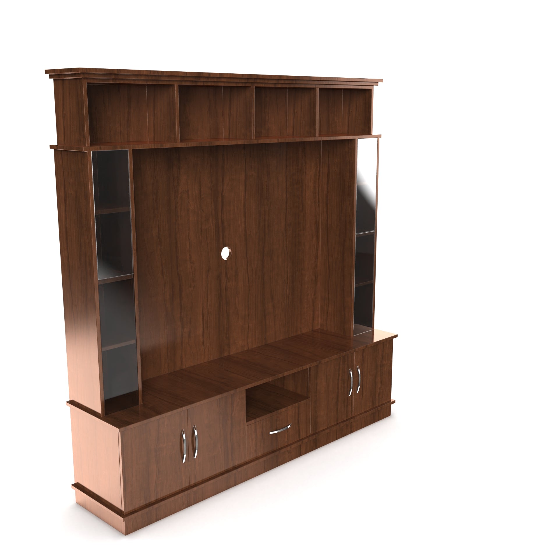 Goldberg Wooden TV Unit - Brazilian Walnut - Neehv Home