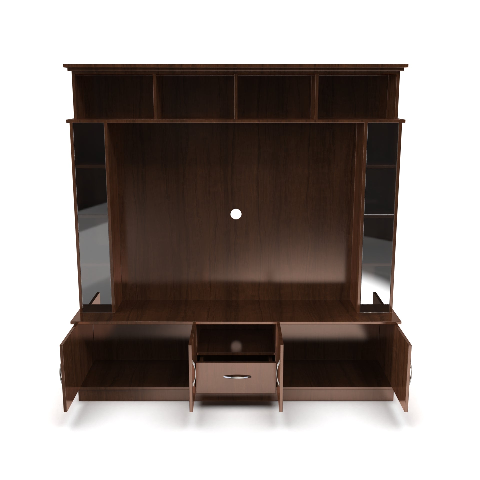 Goldberg Wooden TV Unit - Brazilian Walnut - Neehv Home