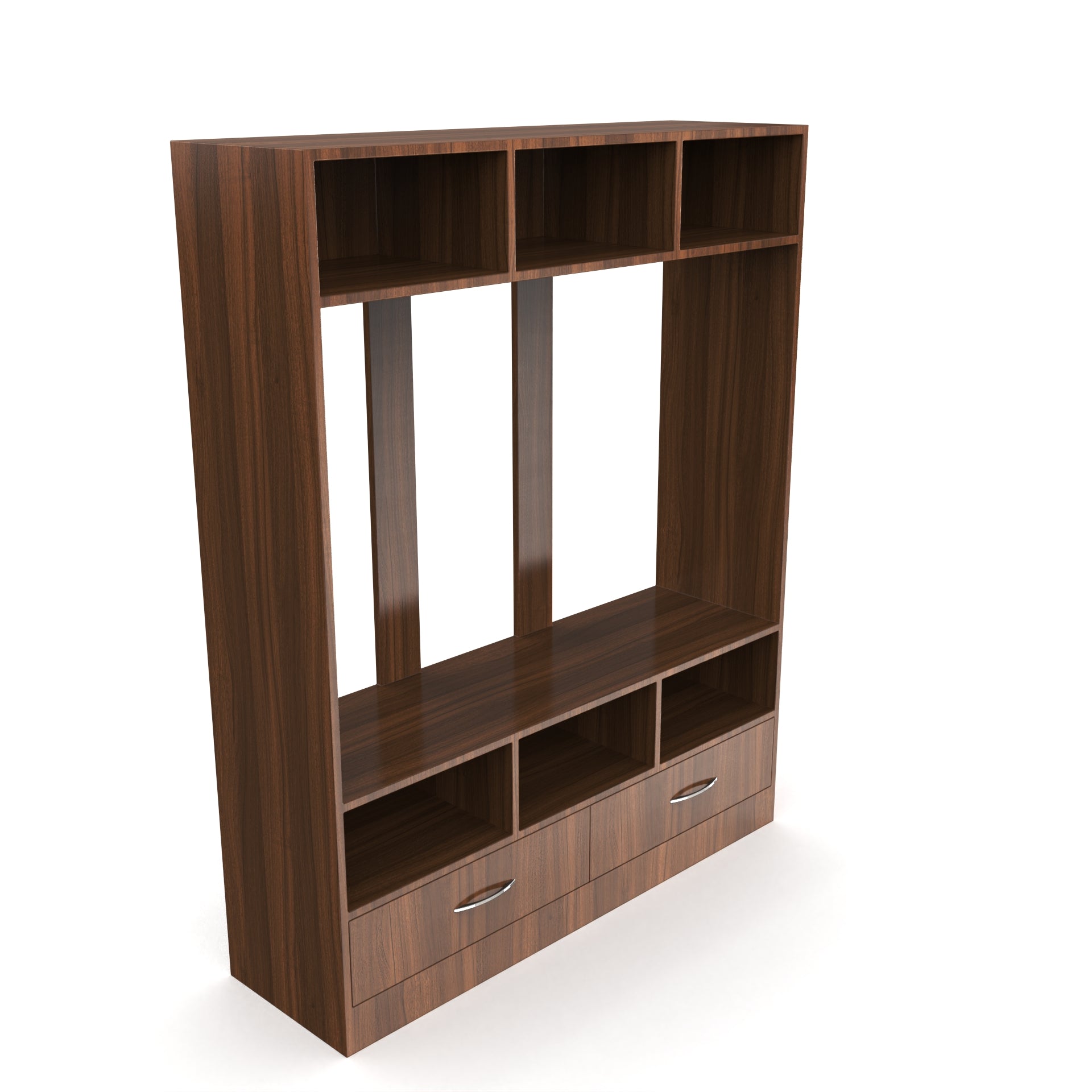 Polaris Wooden TV Unit - Classic Walnut - Neehv Home