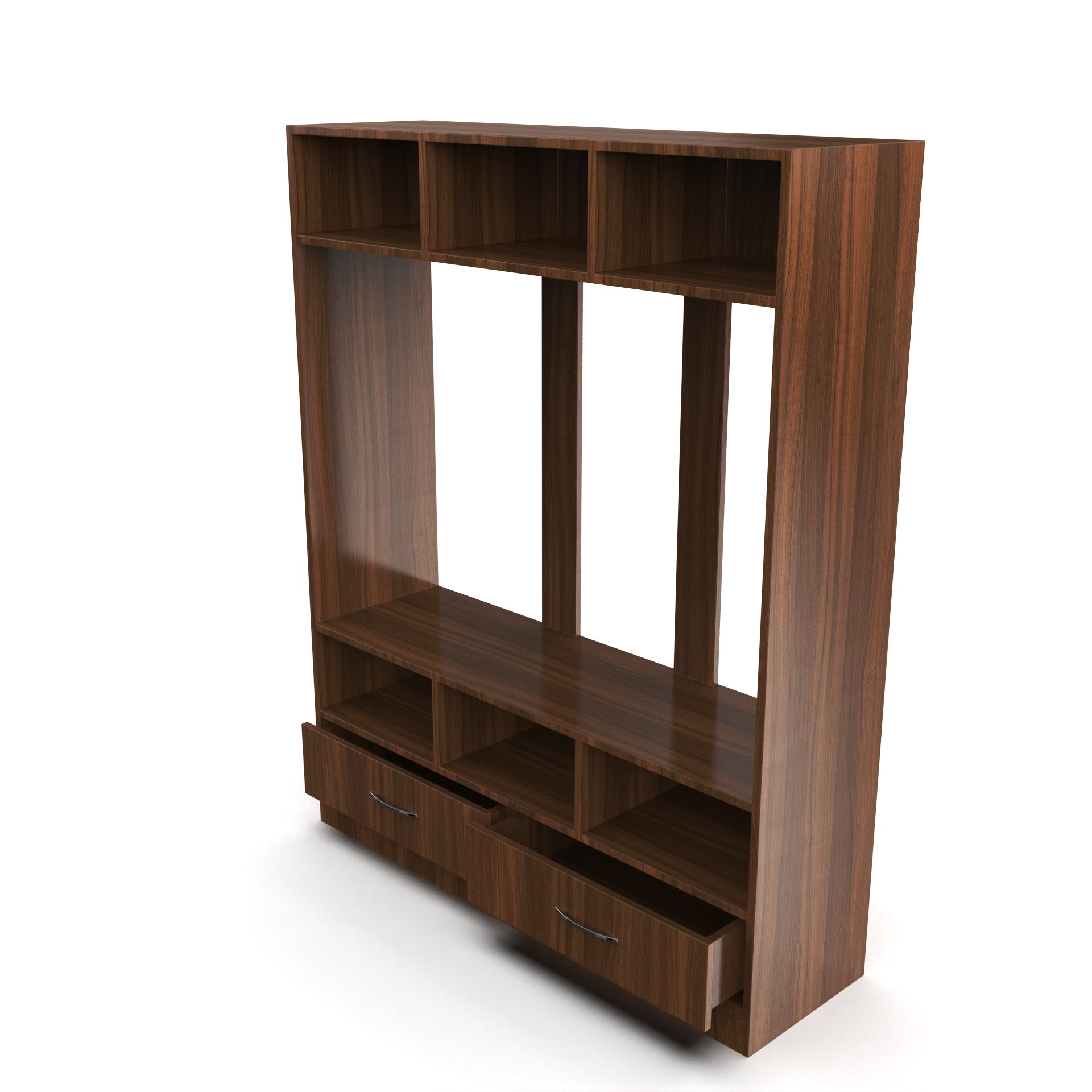 Polaris Wooden TV Unit - Classic Walnut - Neehv Home