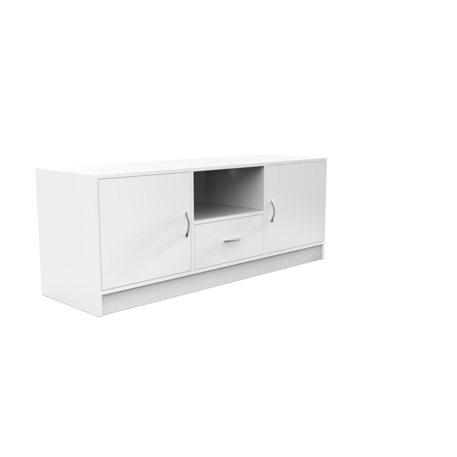 Serenity Wooden TV Unit - Frosty White - Neehv Home