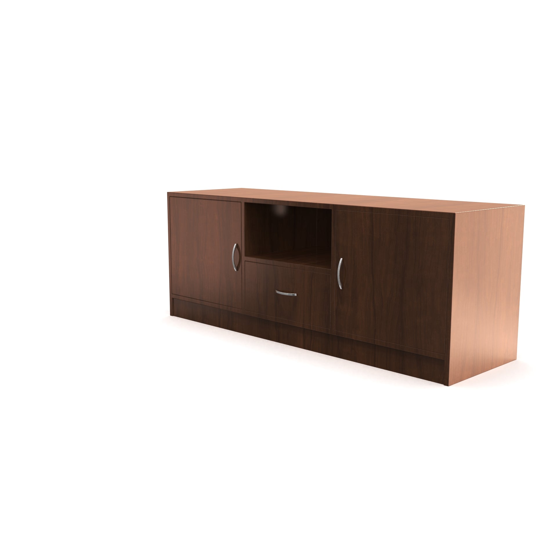 Serenity Wooden TV Unit - Brazilian Walnut - Neehv Home