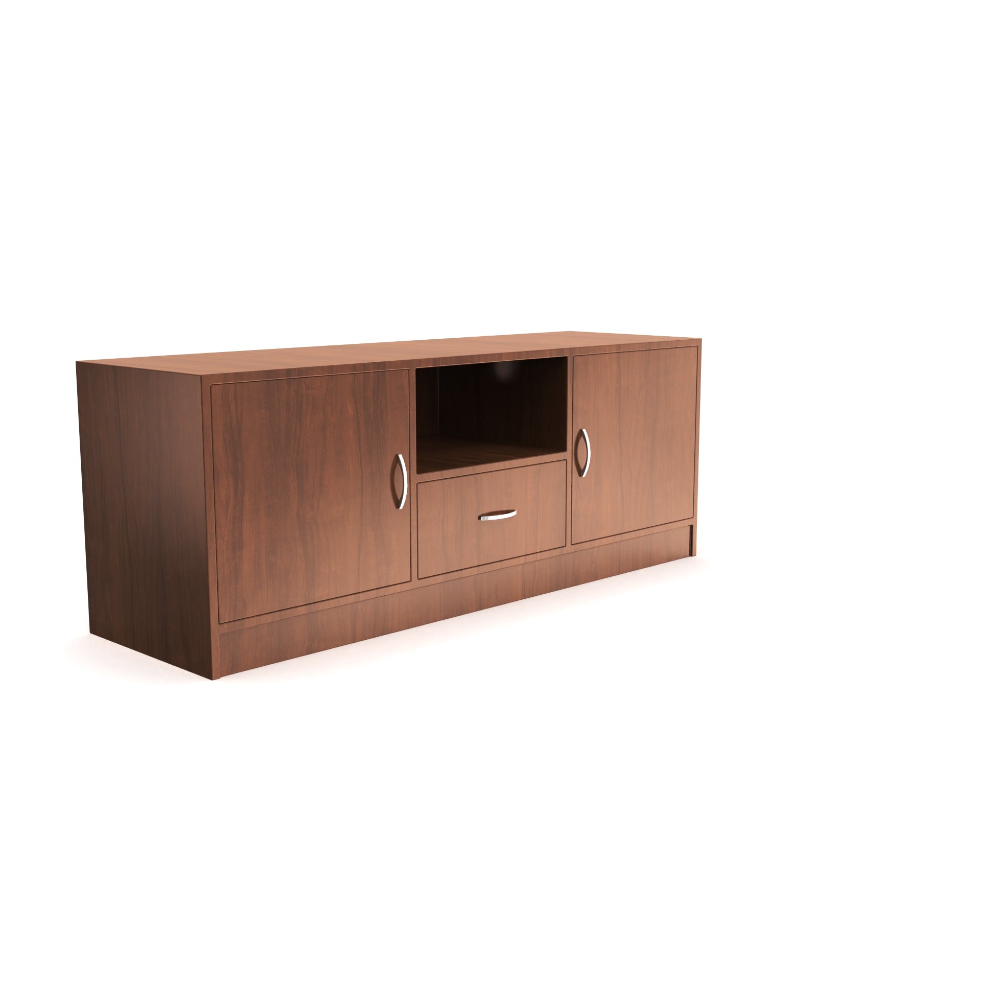 Serenity Wooden TV Unit - Brazilian Walnut - Neehv Home