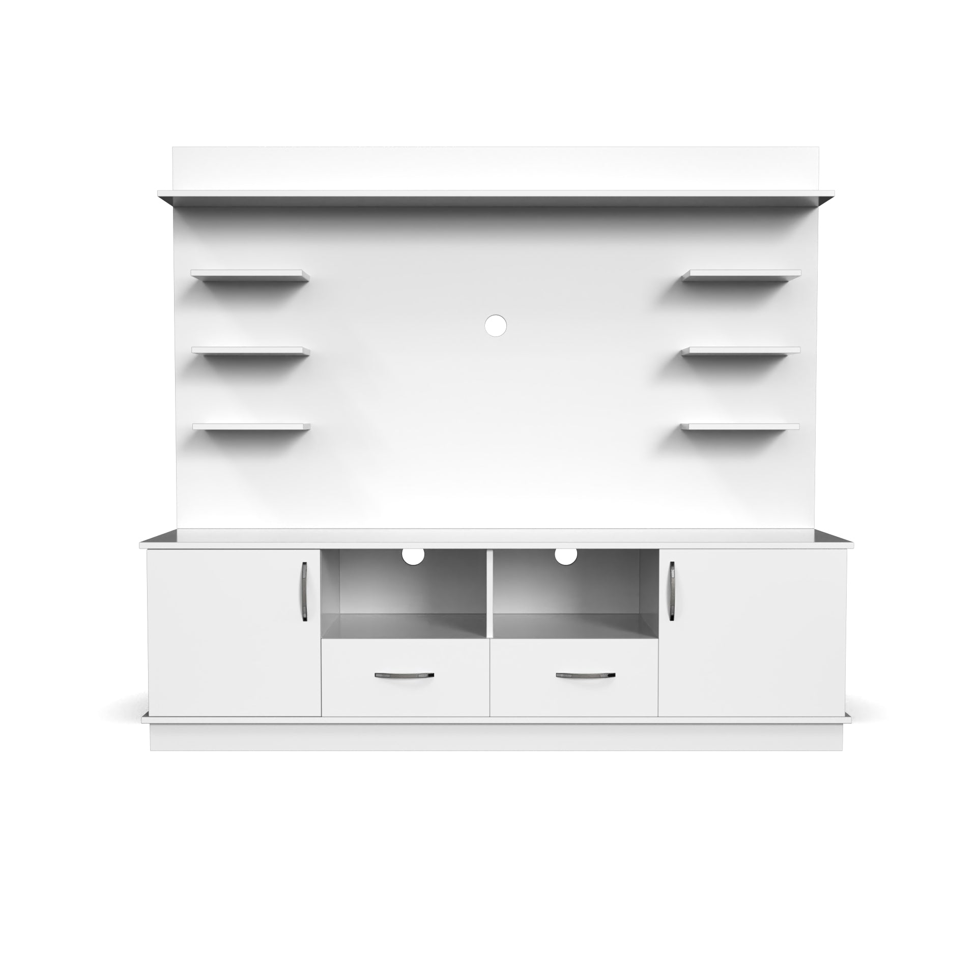 Brilliance TV Unit - Frosty White - Neehv Home