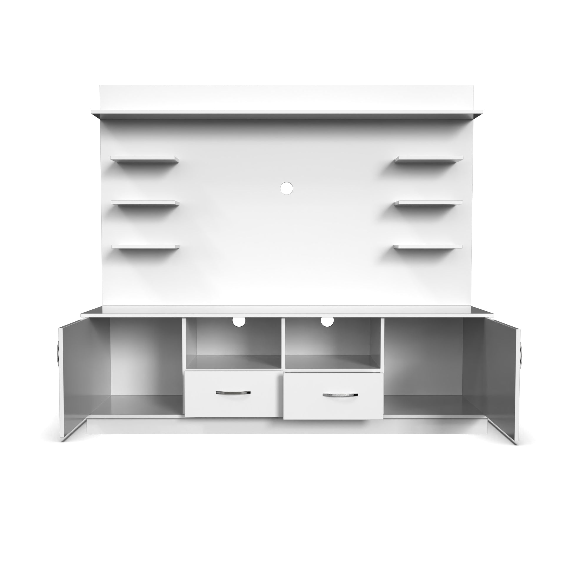 Brilliance TV Unit - Frosty White - Neehv Home