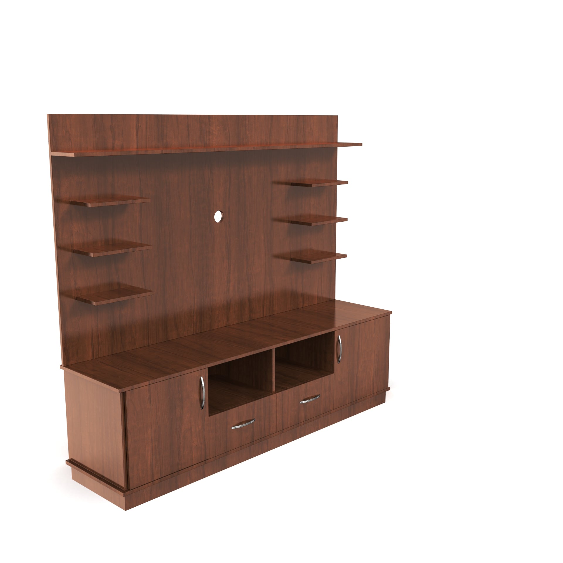 Brilliance TV Unit - Brazilian Walnut - Neehv Home