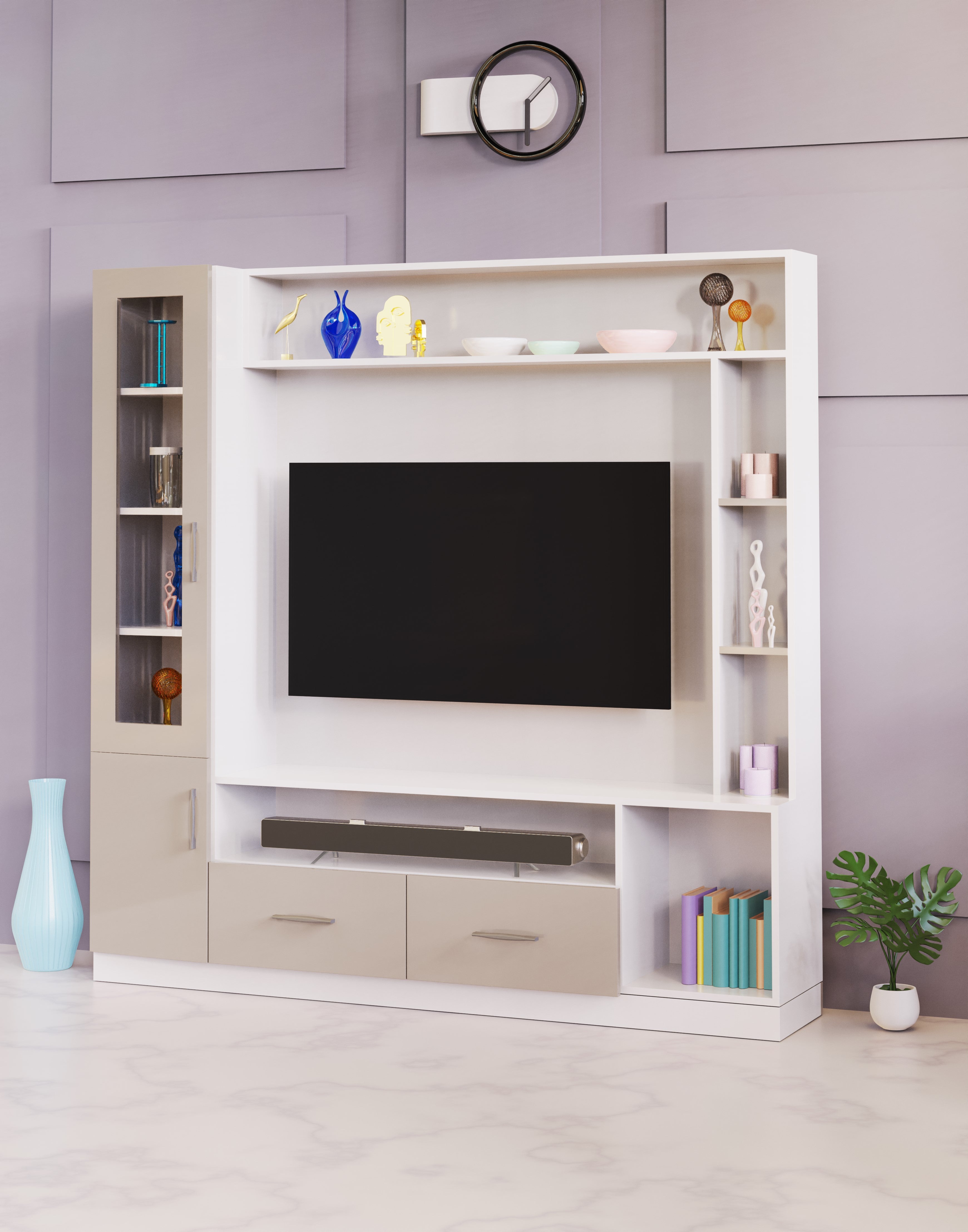Buy Modern TV Unit Designs @ 50% Off