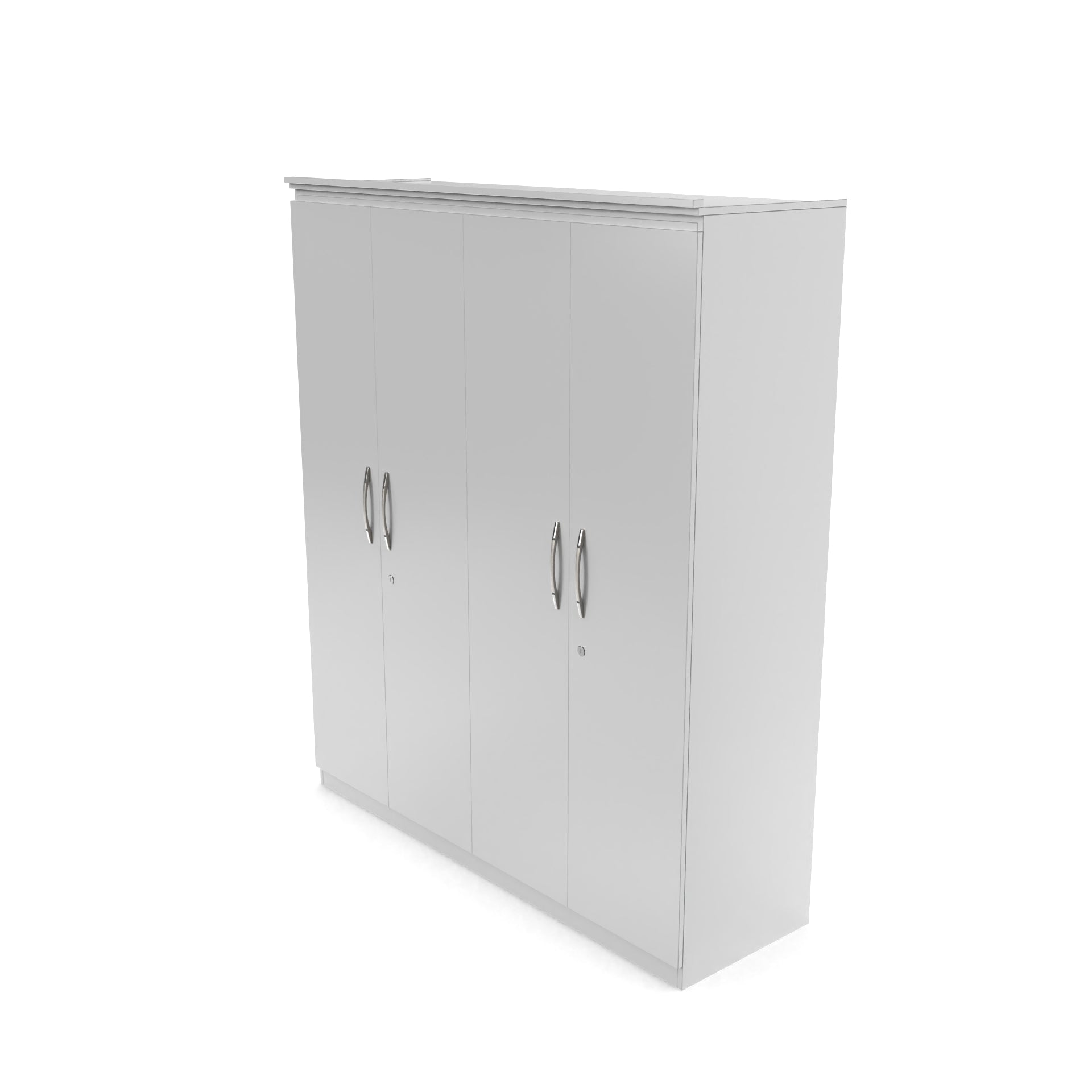 Oasis 4 Door Wardrobe - Frosty white - Neehv Home