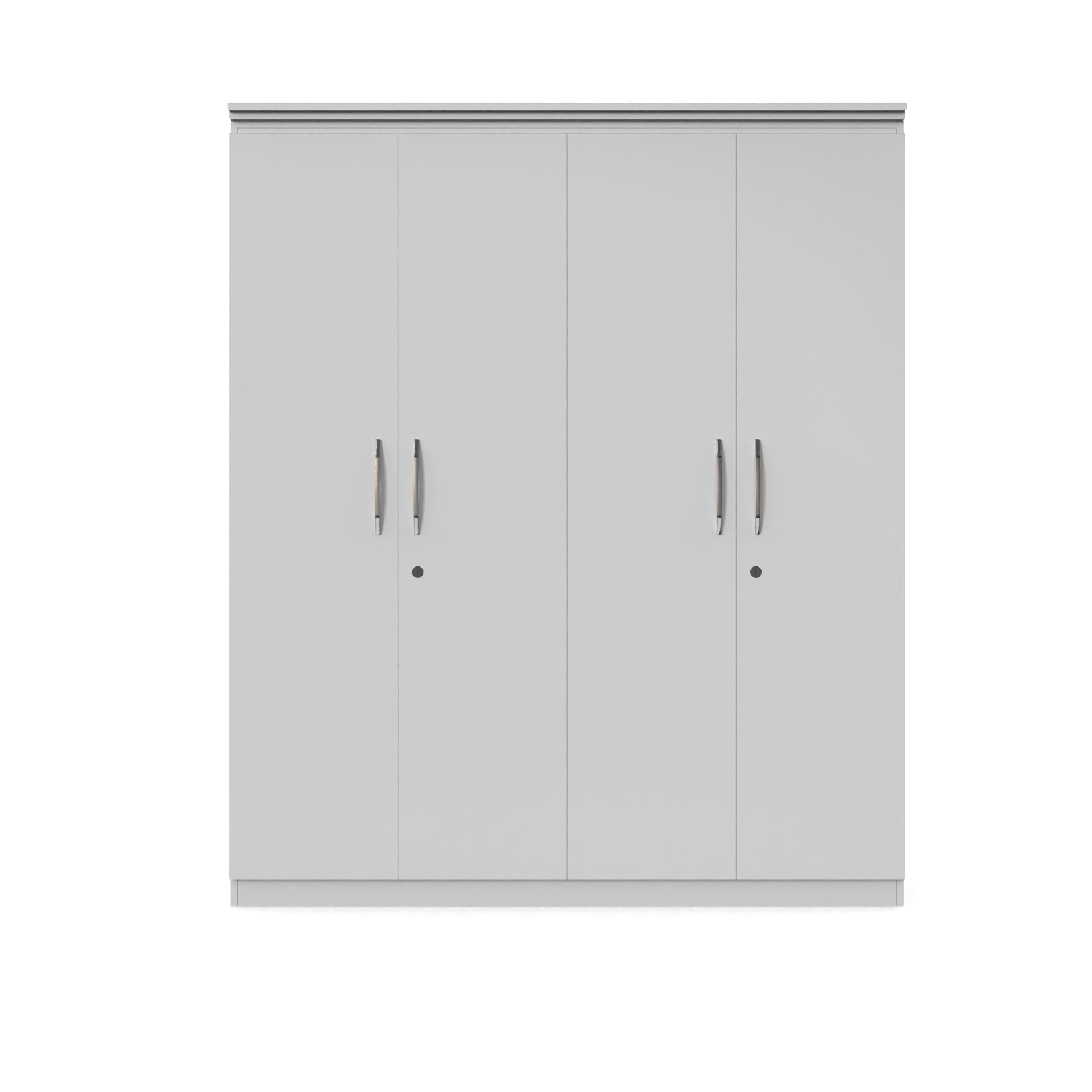 Oasis 4 Door Wardrobe - Frosty white - Neehv Home