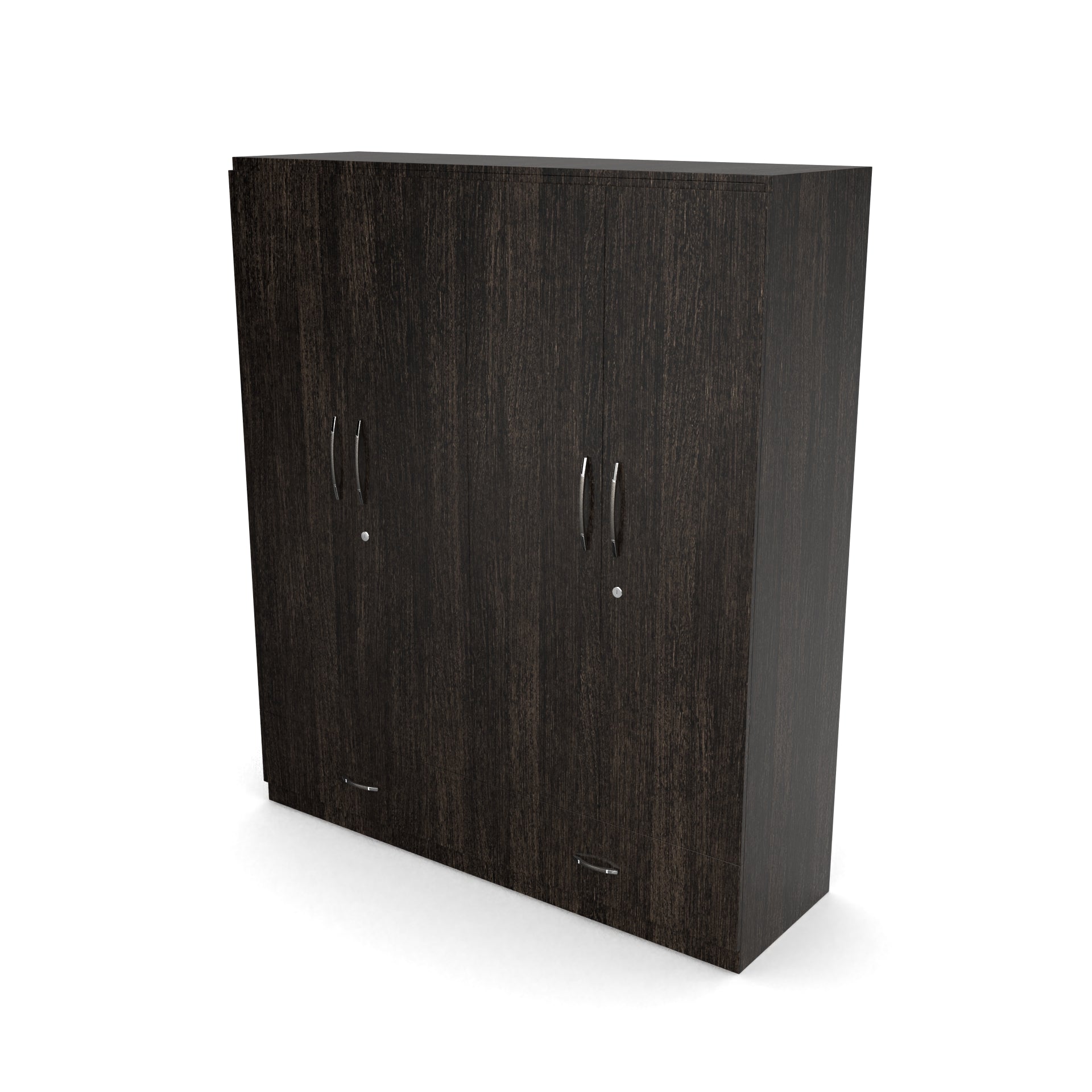 Astra 4 Door Wardrobe With Drawers - Wenge - Neehv Home