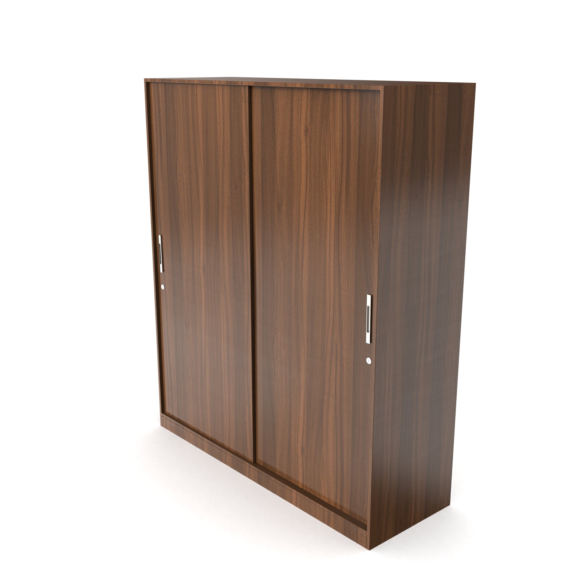 Santorini Sliding Door Wardrobe - Classic Walnut - Neehv Home