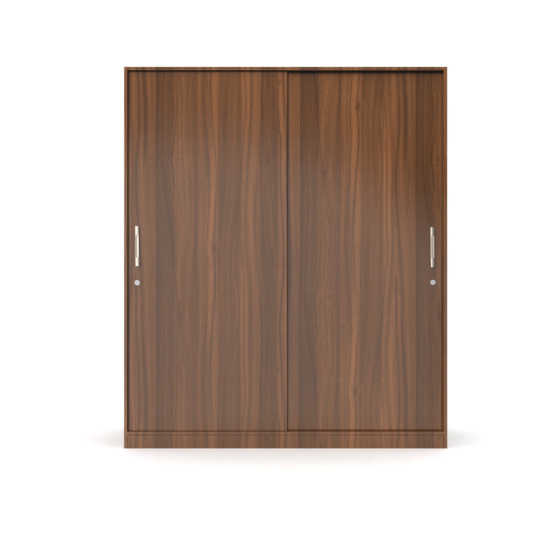 Santorini Sliding Door Wardrobe - Classic Walnut - Neehv Home