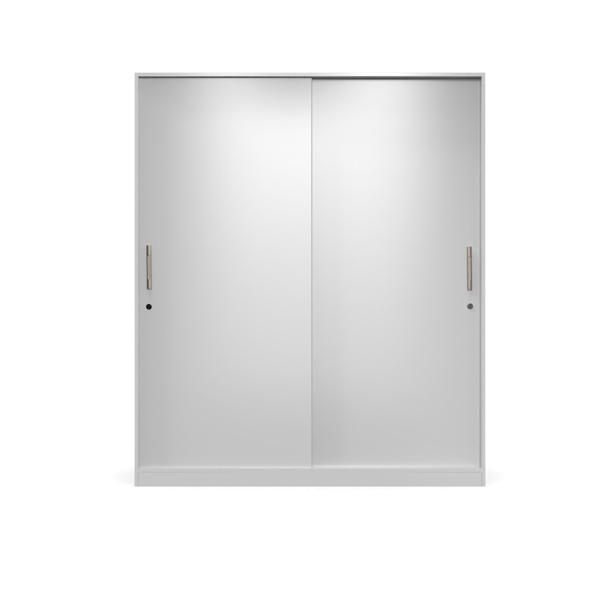 Santorini Sliding Door Wardrobe - Frosty white - Neehv Home