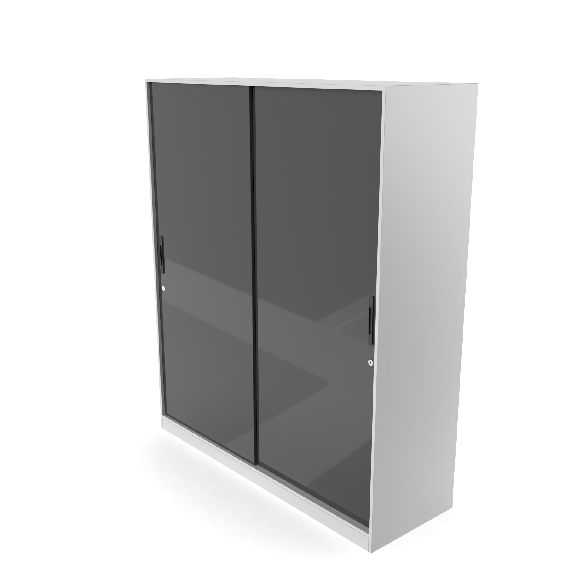 Santorini Sliding Door Wardrobe - UV Slate grey and Frosty white - Neehv Home