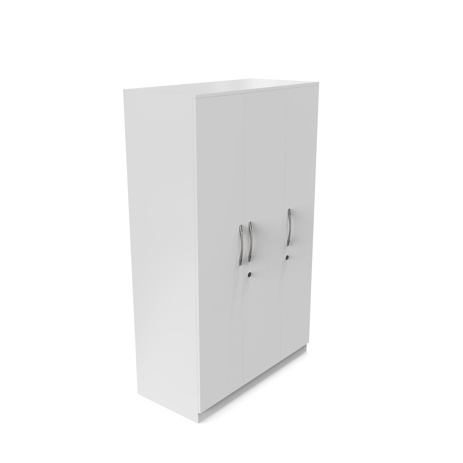 Celestia 3 Door Multi Utility Wardrobe - Frosty white - Neehv Home