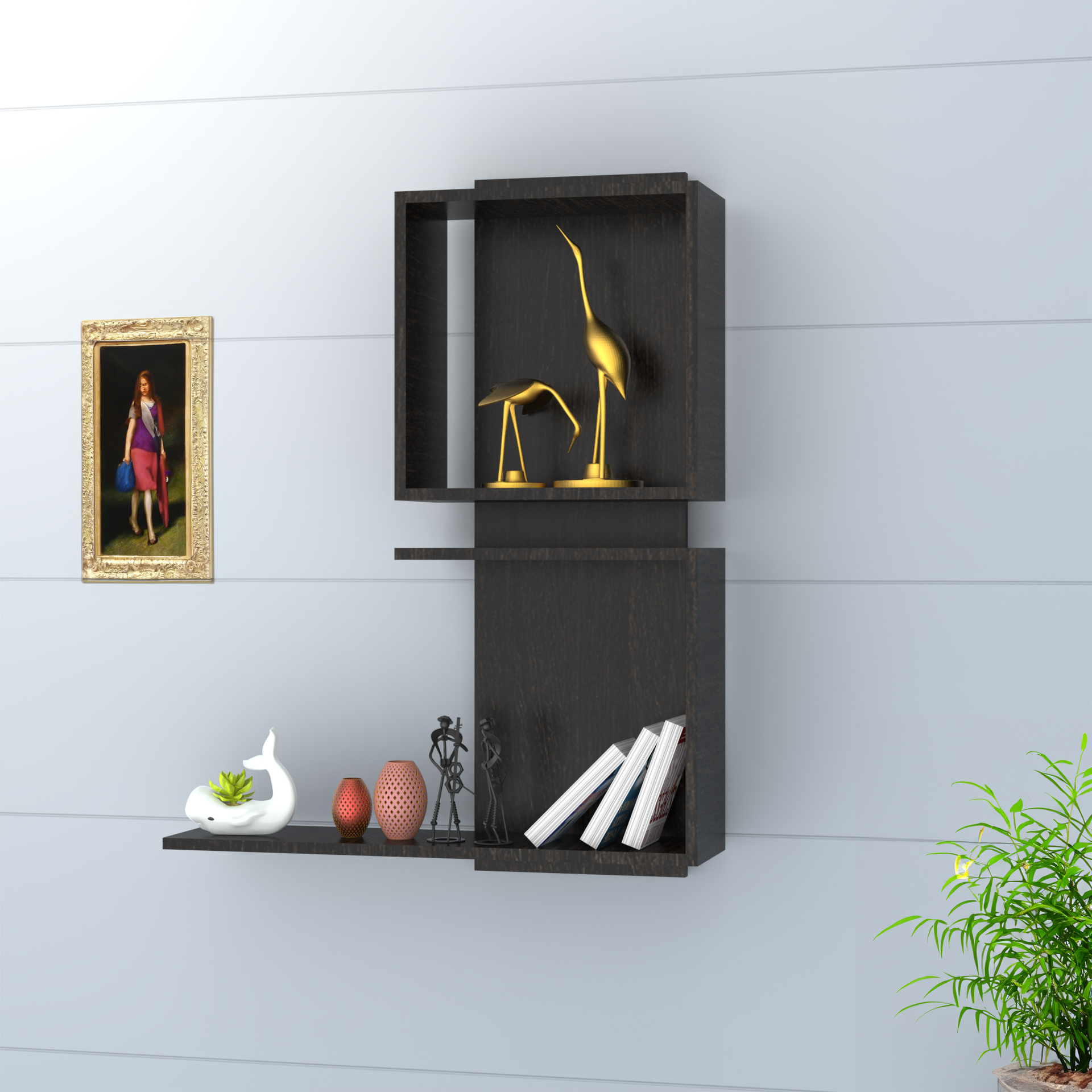 Solaris Wall Shelf - Thai Teak - Neehv Home